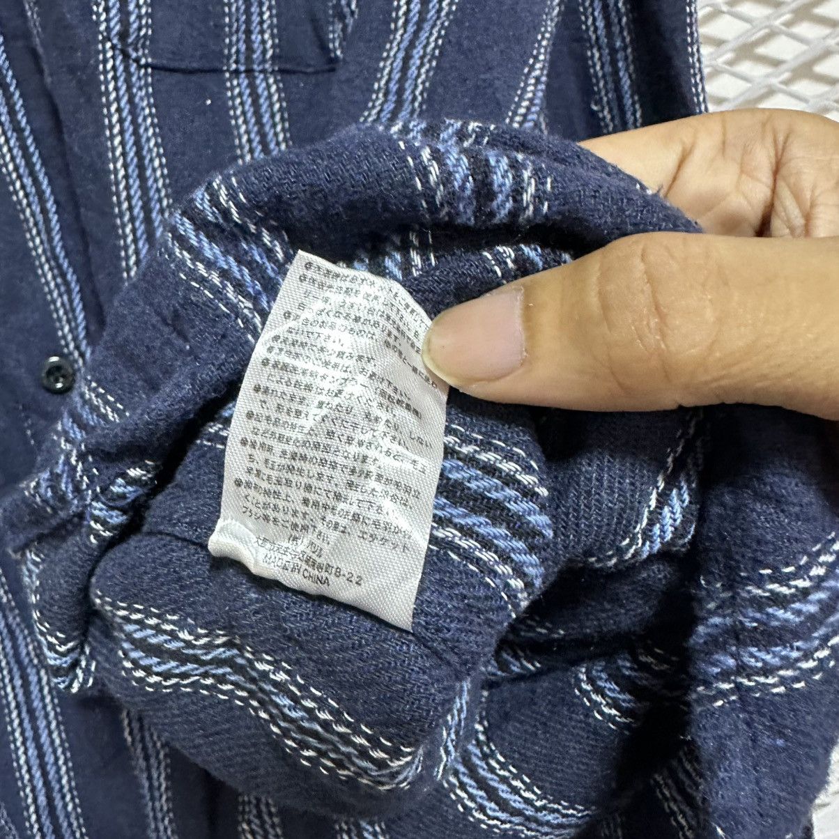 Michiko Koshino London Vintage Striped Flannel Michiko Koshino London Size US L / EU 52-54 / 3 - 9 Thumbnail