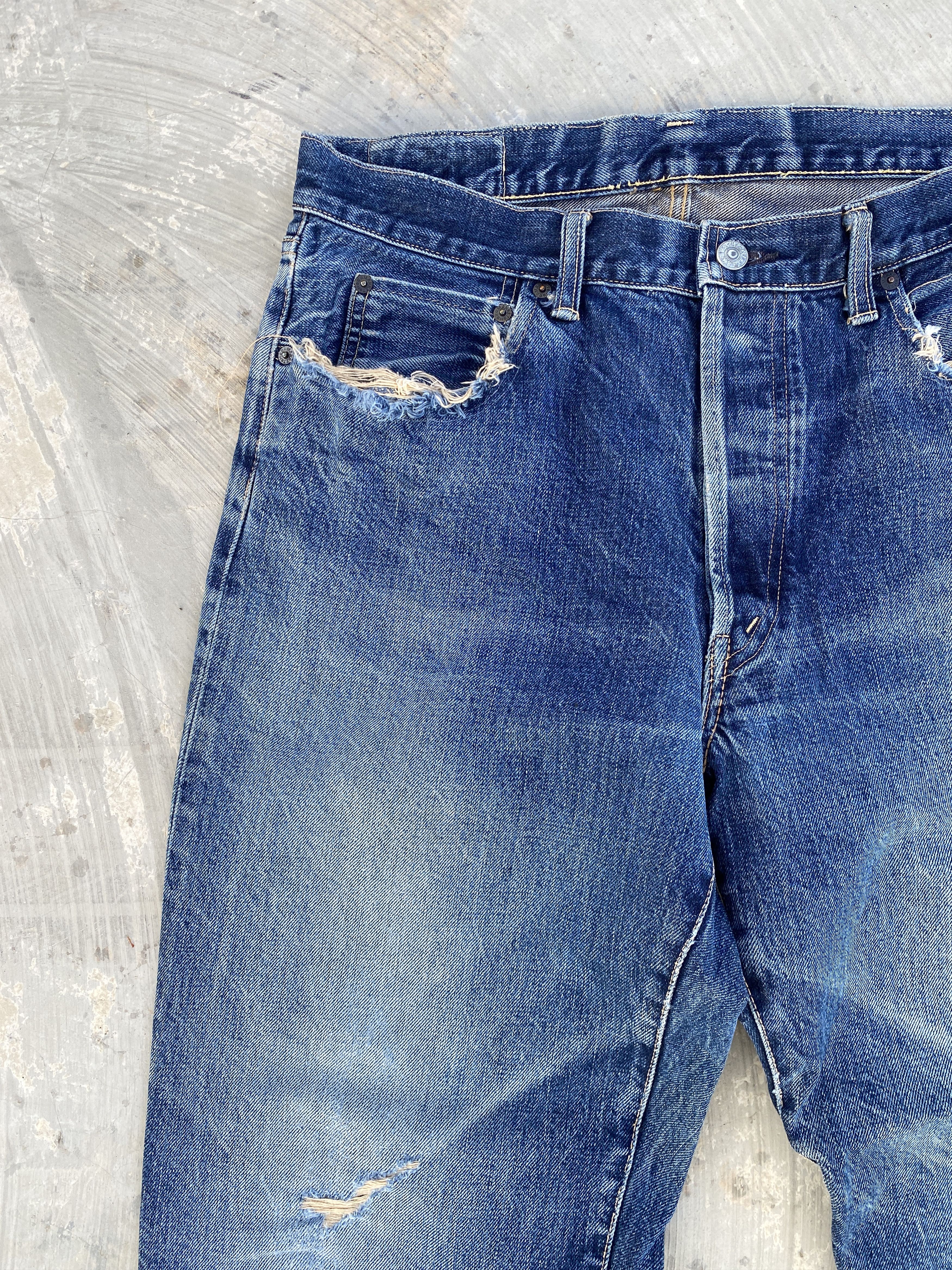 Blue Blue Japan Blue Blue by Hollywood Ranch Market Selvedge Jeans Size US 34 / EU 50 - 2 Thumbnail