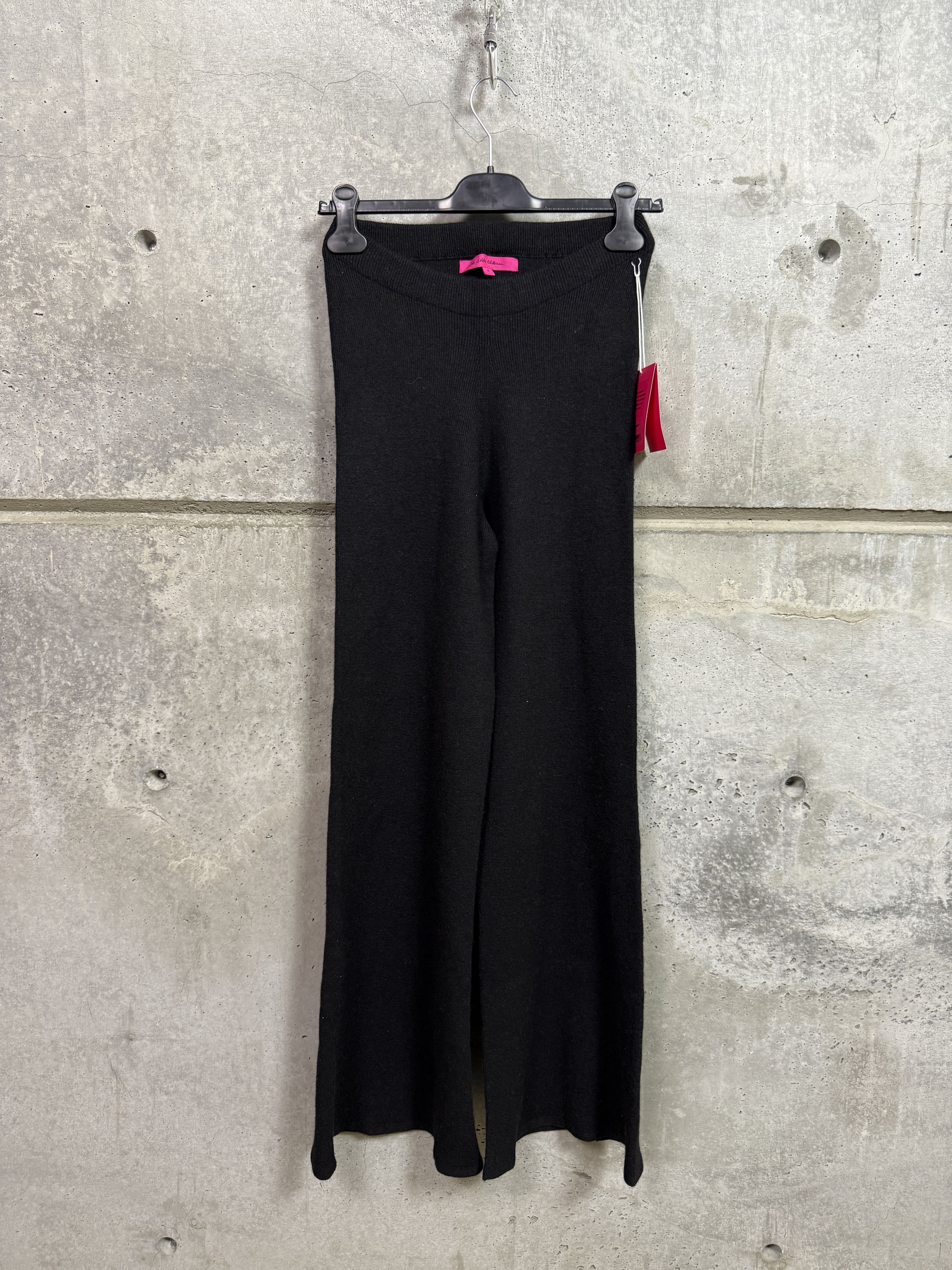 The Elder Statesman $895 The Elder Statesman Delicash Black Flare Pant Size 27" / US 4 / IT 40 - 6 Thumbnail