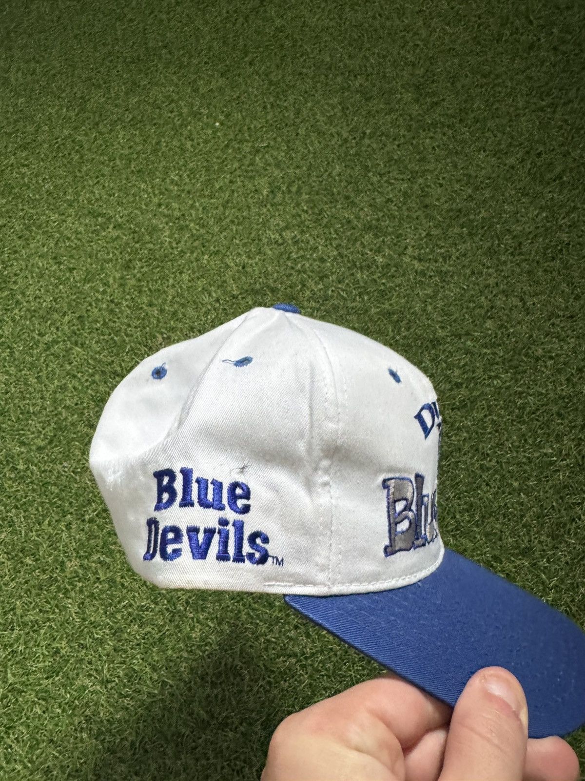 Vintage Vintage Duke blue Devil snapback hat Size ONE SIZE - 2 Thumbnail