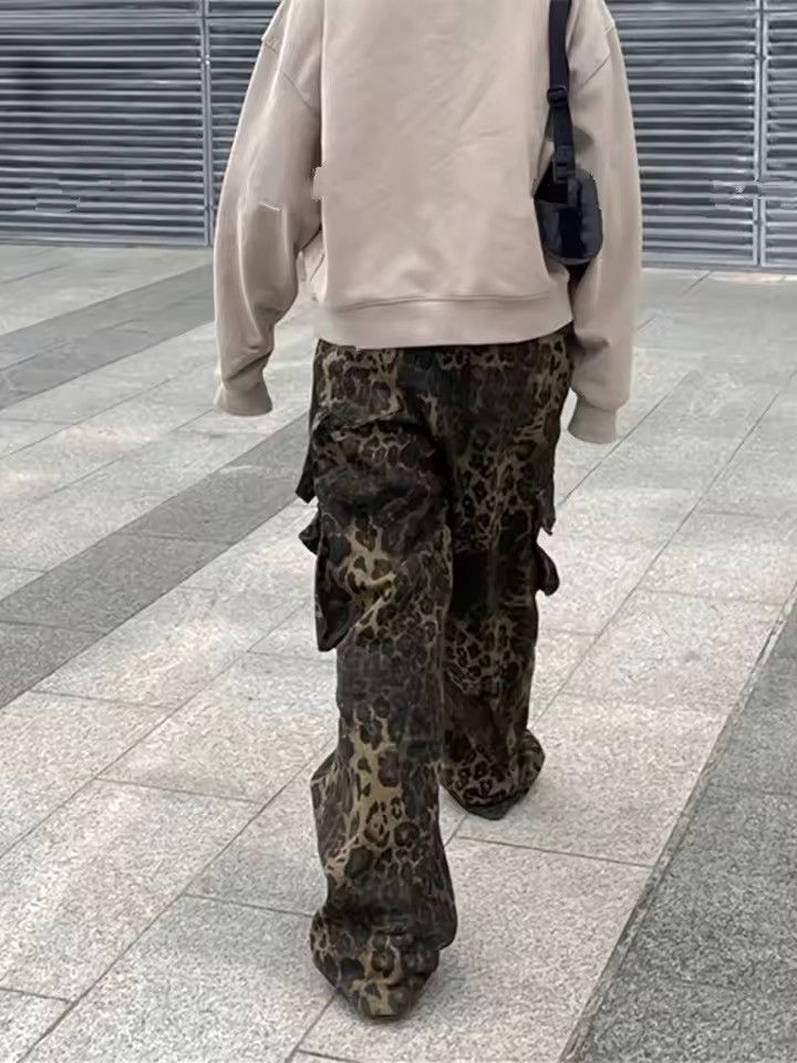 Japanese Brand Leapord Style Pant Size US 33 - 3 Thumbnail