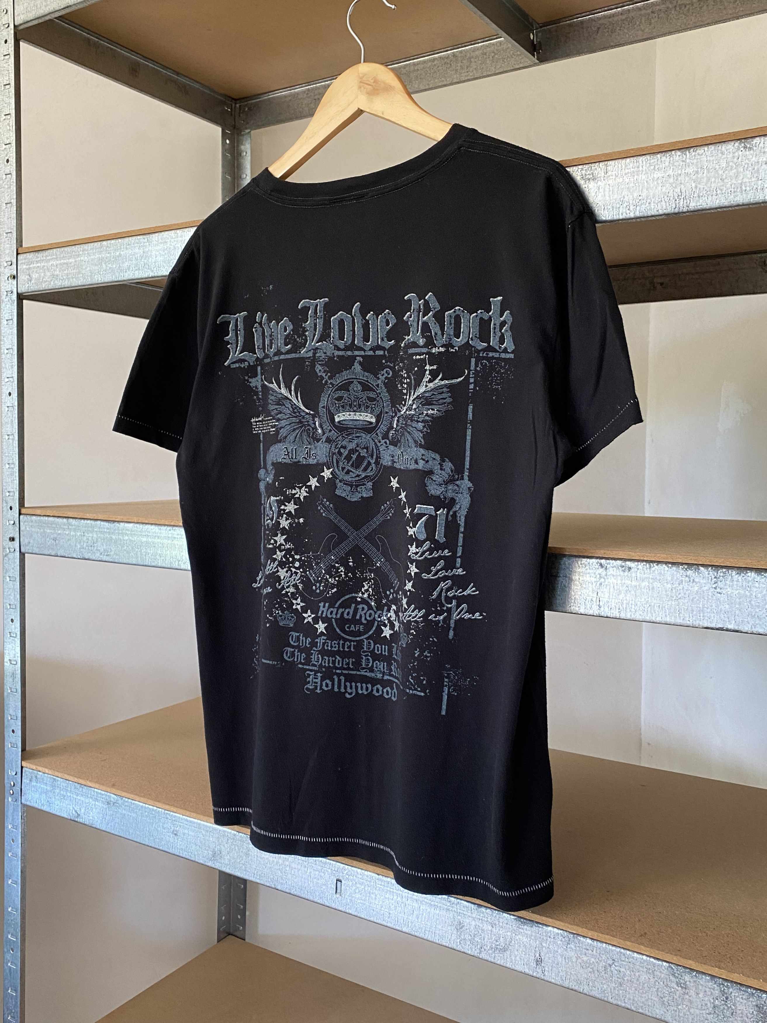 Hard Rock Cafe Hard Rock Cafe Vintage 2000s Couture Hollywood Y2K T-shirt Size US L / EU 52-54 / 3 - 12 Thumbnail