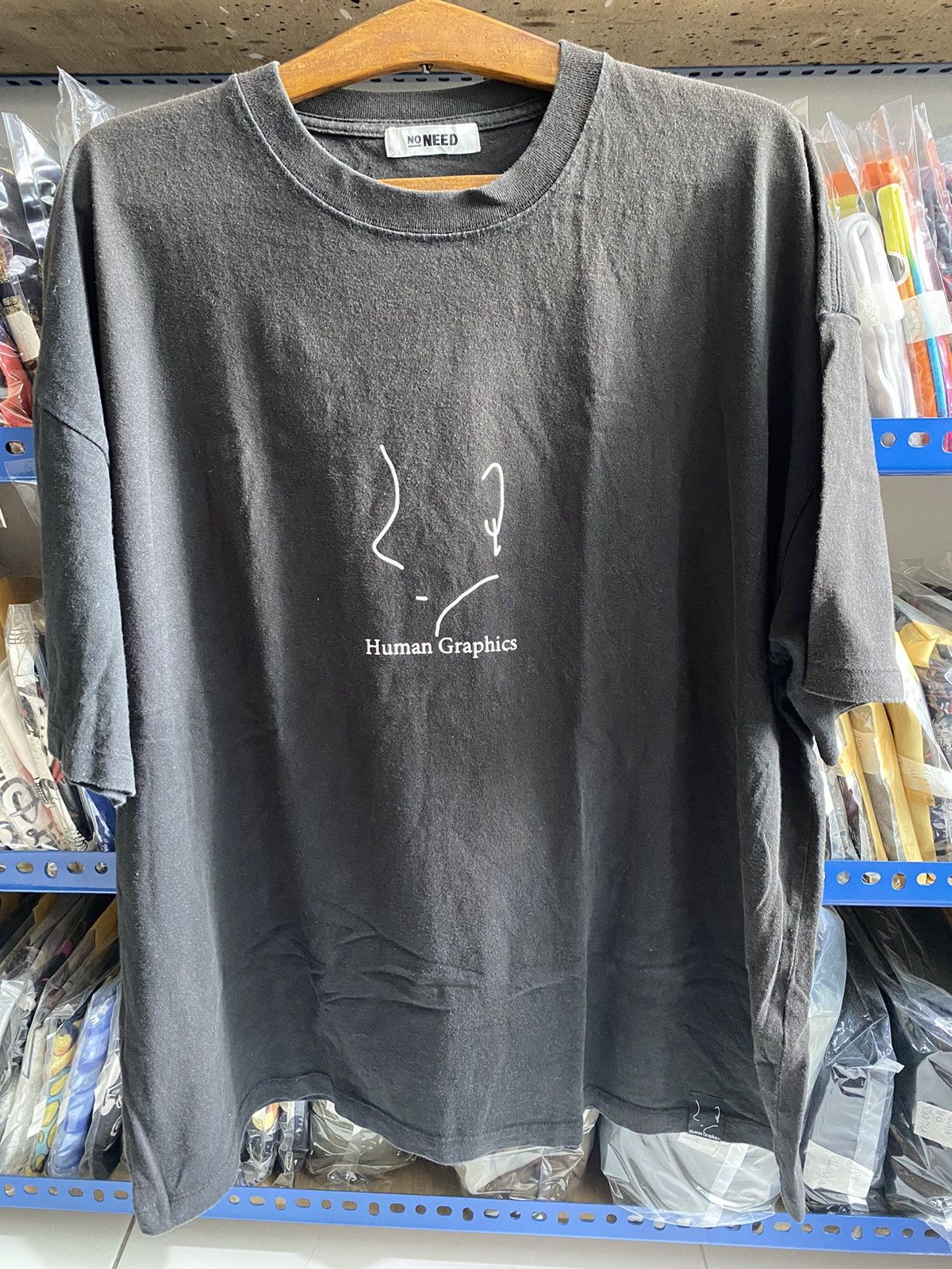 Vintage NO NEED HUMAN GRAPHICS TSHIRT Size US XXL / EU 58 / 5 - 1 Thumbnail