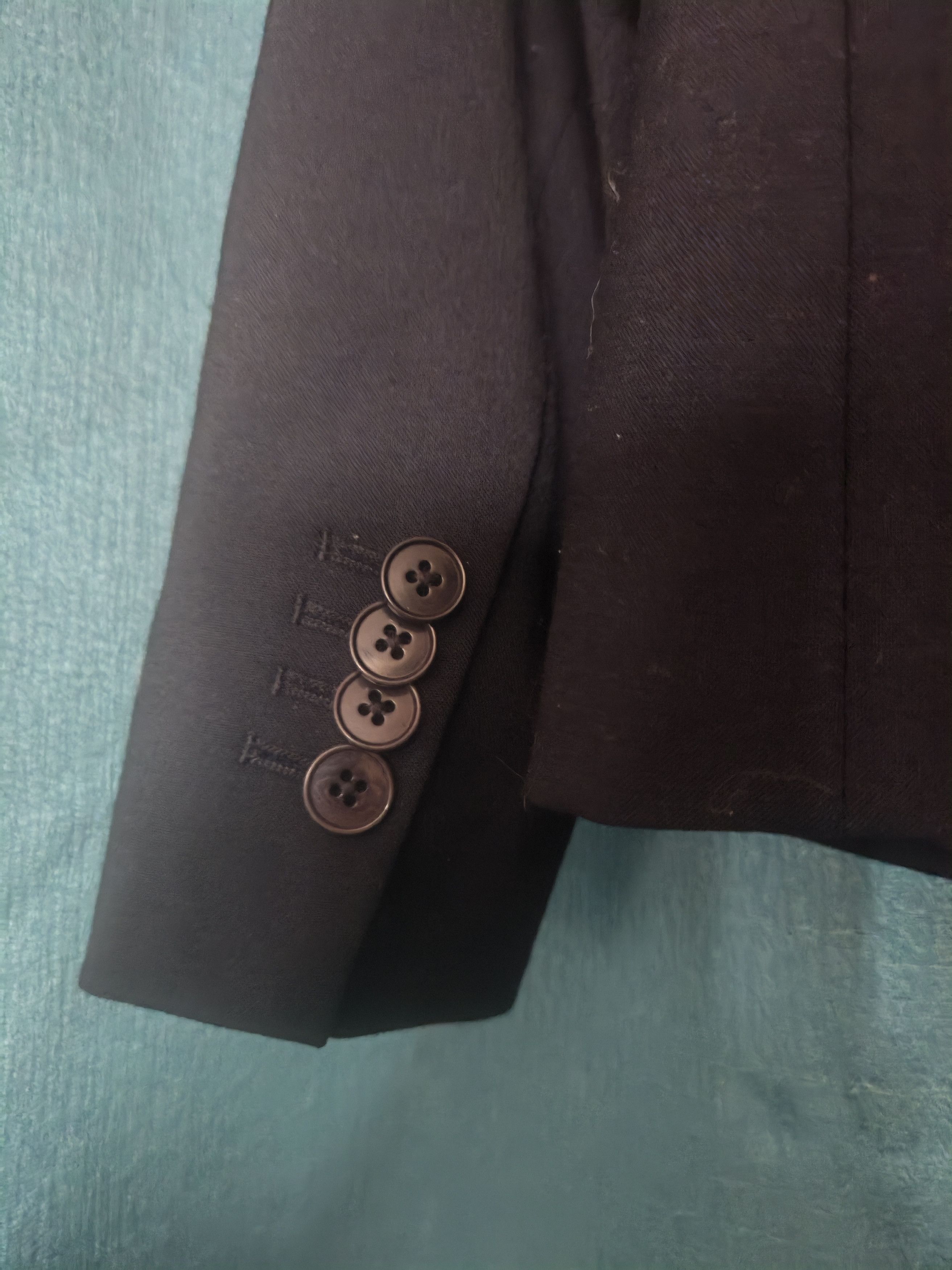 DRYKORN DRYKORN Tailored Virgin Wool Black Blazer Jacket Corpcore XS Size XS / US 0-2 / IT 36-38 - 4 Thumbnail