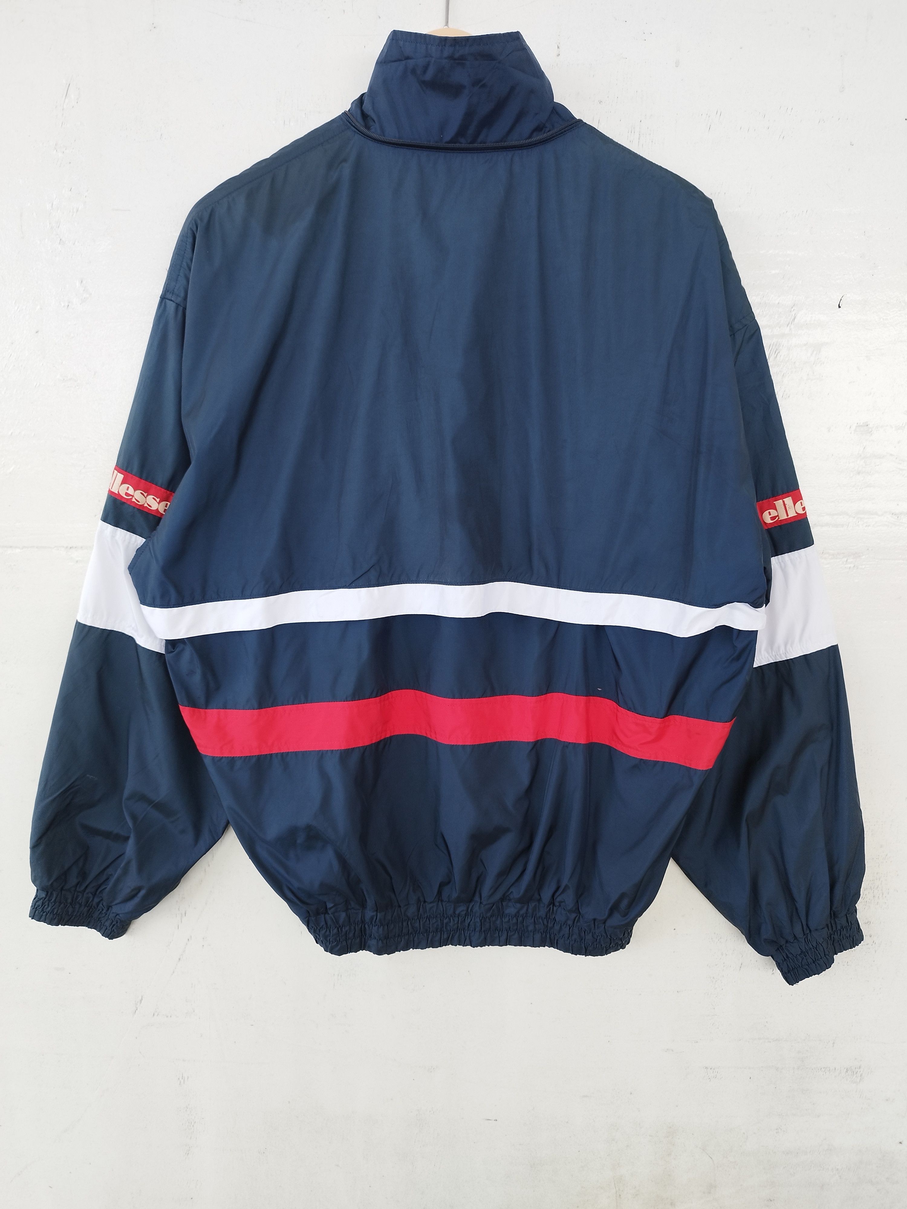 Ellesse Vintage 90s Vintage Ellese jacket windbreaker colour block Size US L / EU 52-54 / 3 - 3 Thumbnail