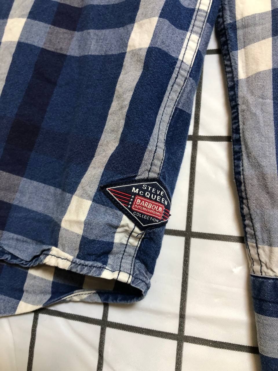 Barbour Barbour International Mcqueen Shirt Mens Plaid Slim Fit Size US M / EU 48-50 / 2 - 2 Thumbnail