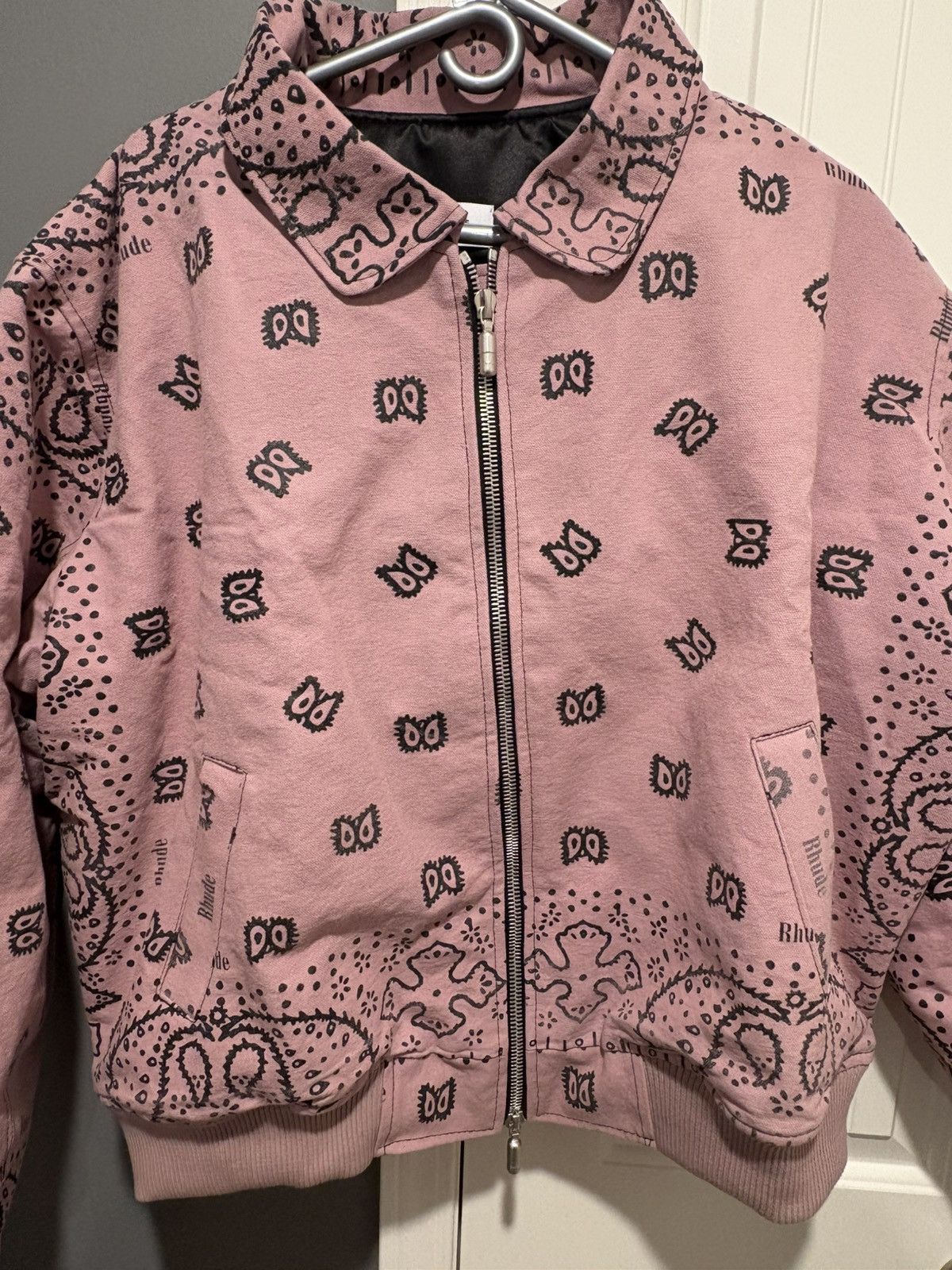 Rhude RHUDE Black Crest Bomber Jacket | Grailed