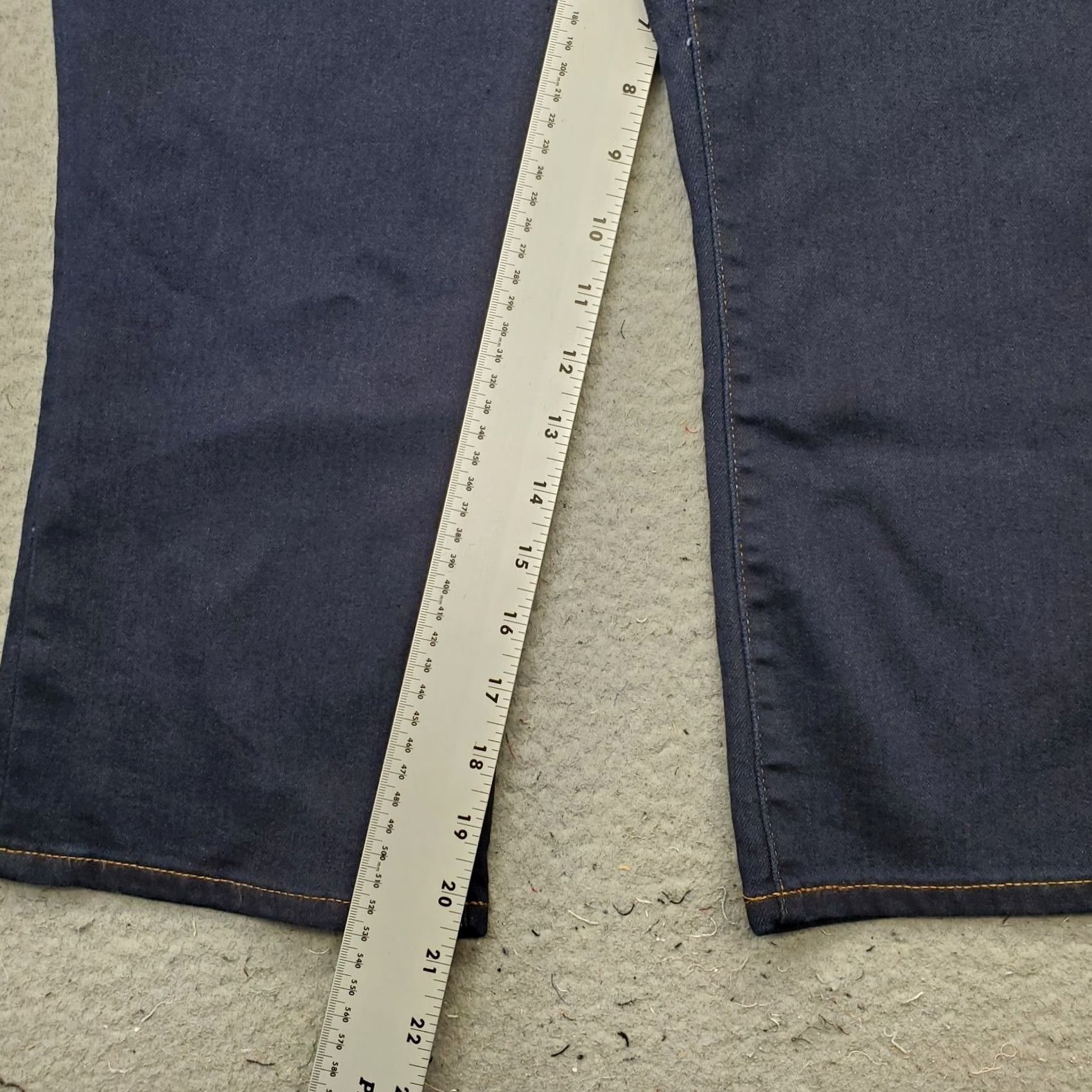 Chaps Chaps Jeans Womens 10 Capri Blue Denim Stretch Comfort Mid Rise Slim Leg Size 32" / US 10 / IT 46 - 4 Thumbnail