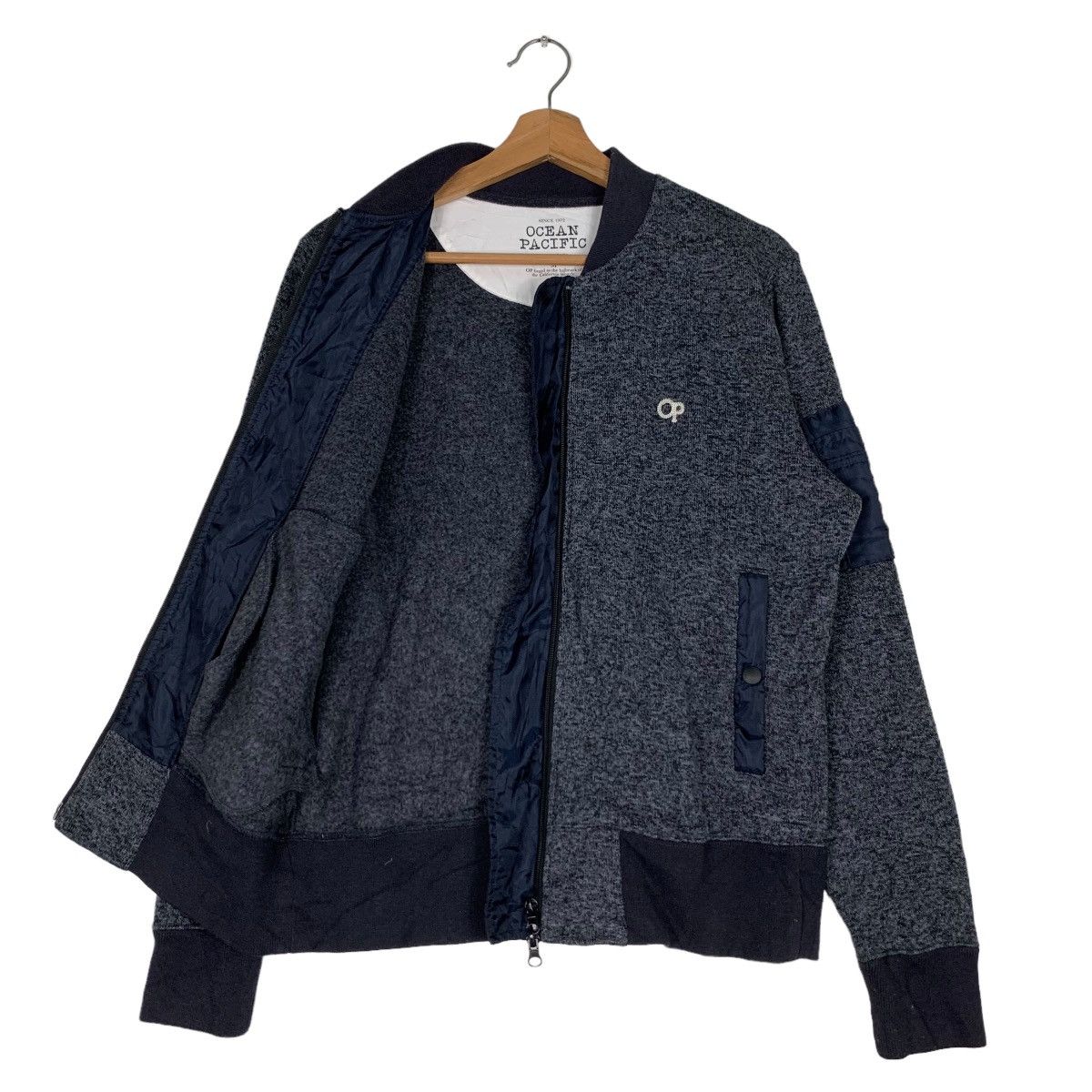Ocean Pacific OCEAN PACIFIC Embroidery Small Logo Bomber Jacket #0520-C24 Size US M / EU 48-50 / 2 - 9 Thumbnail