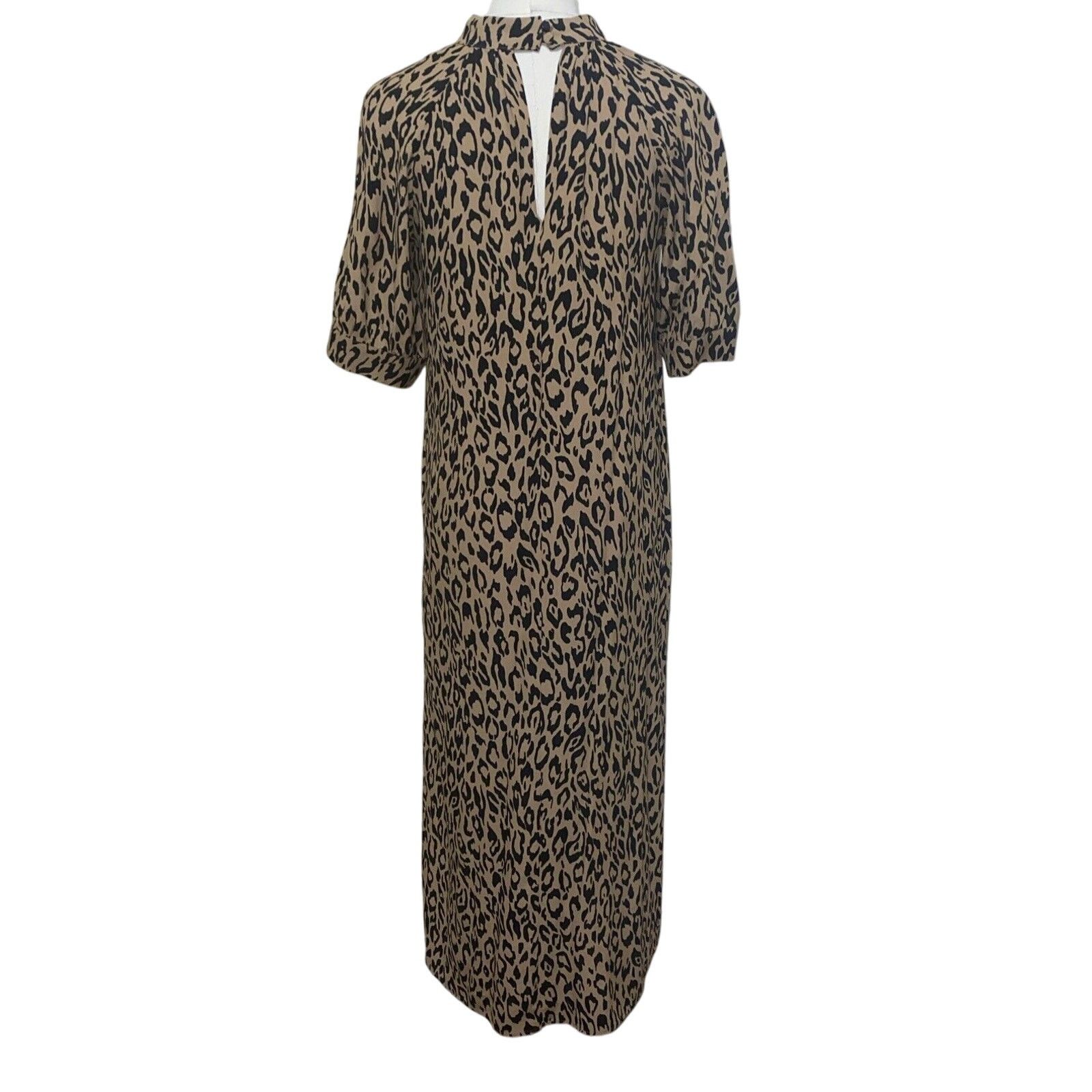Anthropologie Anthropologie Leopard Maxi Dress size XS Size XS / US 0-2 / IT 36-38 - 7 Thumbnail