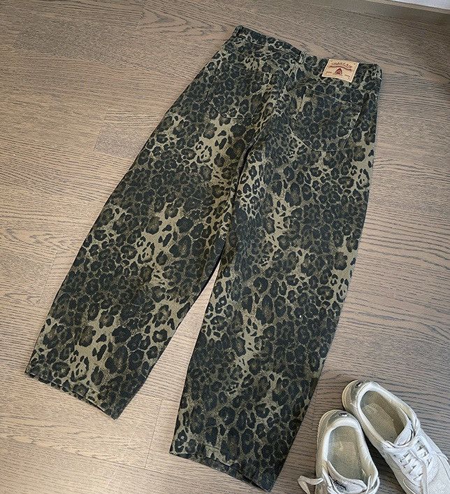 Japanese Brand × Vintage Avant garde y2k leopard baggy loose pants Size US 30 / EU 46 - 4 Thumbnail