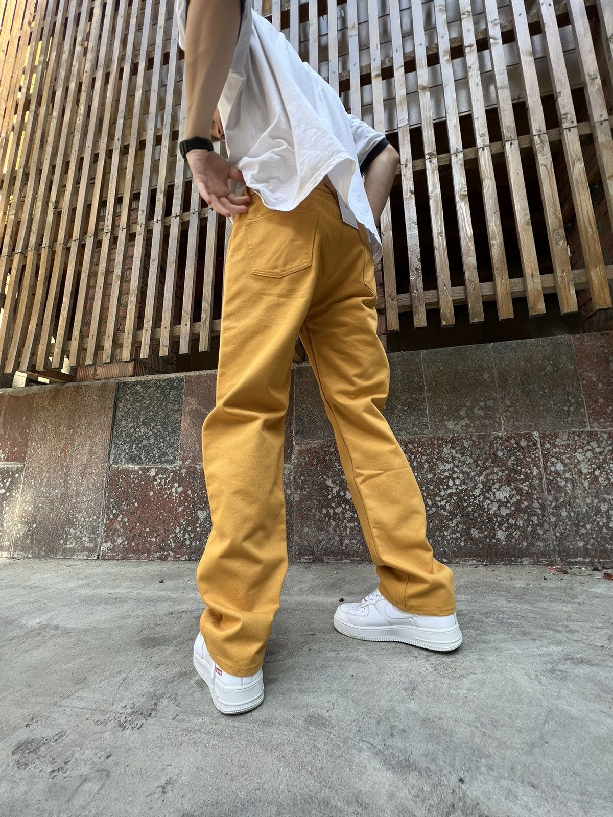 Calvin Klein × Heron Preston Heron Preston Calvin Klein Orange 2.0 Jeans Size US 30 / EU 46 - 11 Thumbnail
