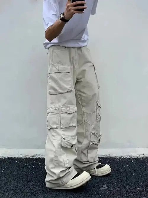 VIBE Unisex Loose Casual Spring Cargo pants Size US 36 / EU 52 - 1 Thumbnail