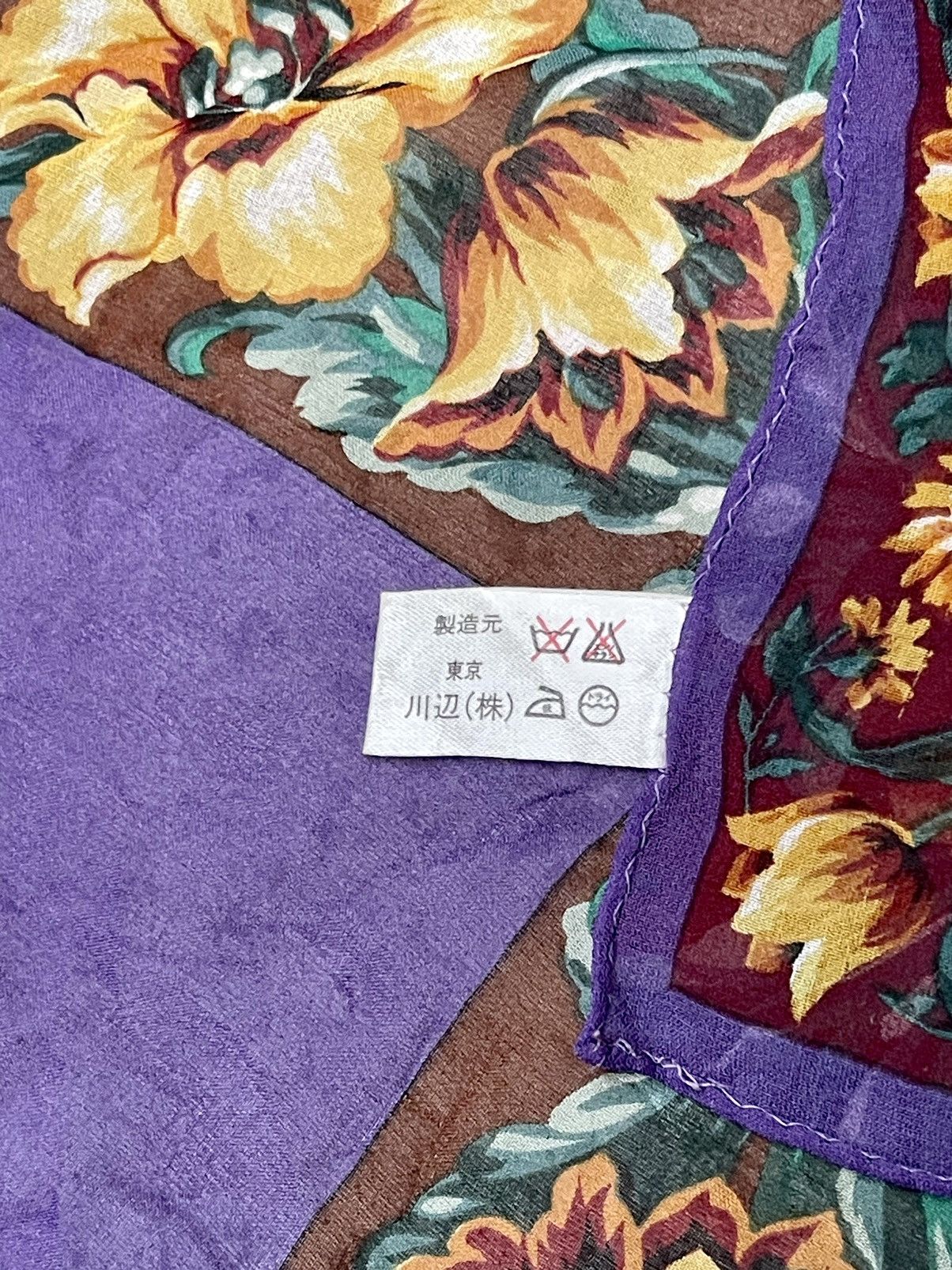 Kenzo KENZO SILK HANDKERCHIEF Size ONE SIZE - 3 Thumbnail