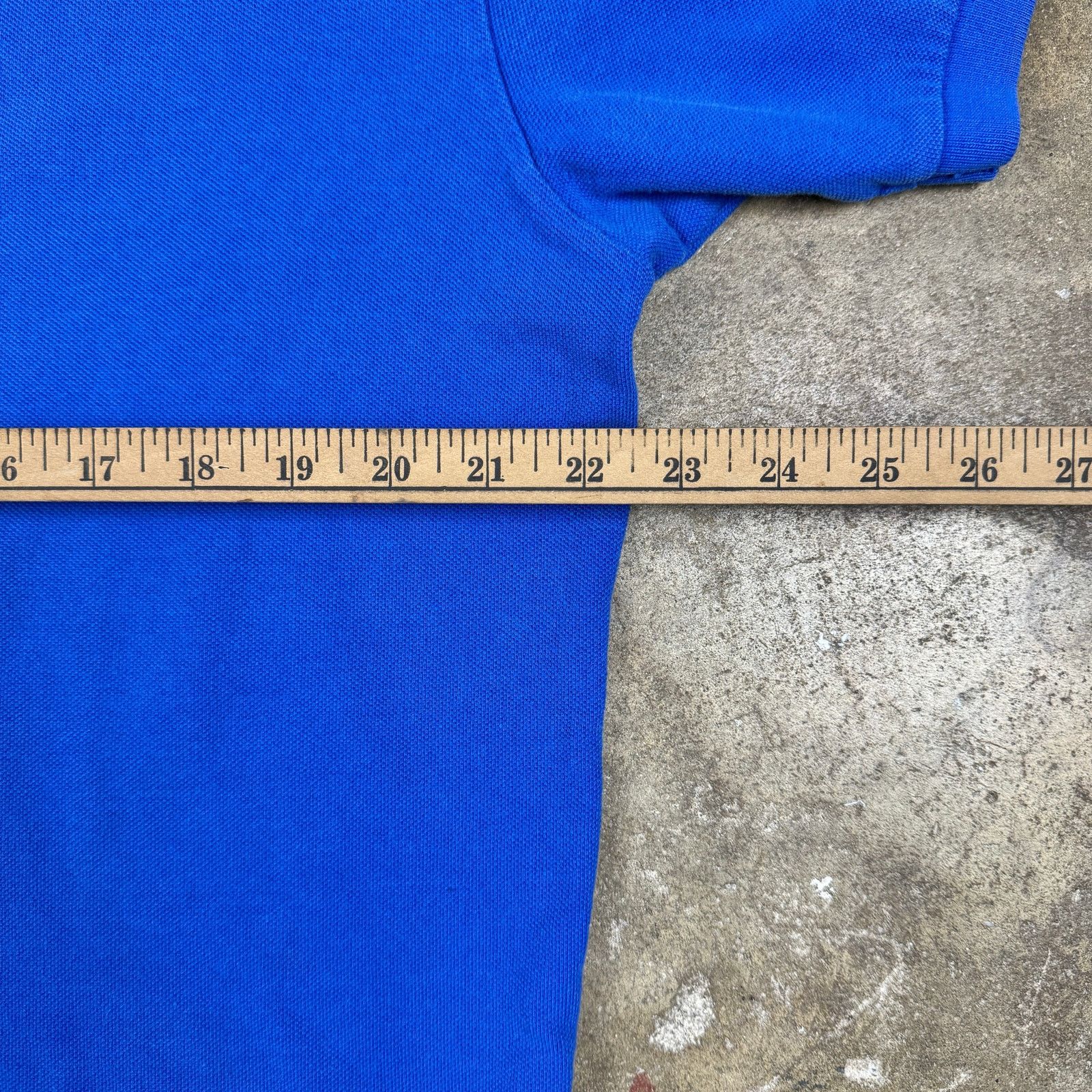 Polo Ralph Lauren Vtg Polo Ralph Lauren Men’s M Blue Polo Yellow Pony 90s Size US M / EU 48-50 / 2 - 7 Thumbnail
