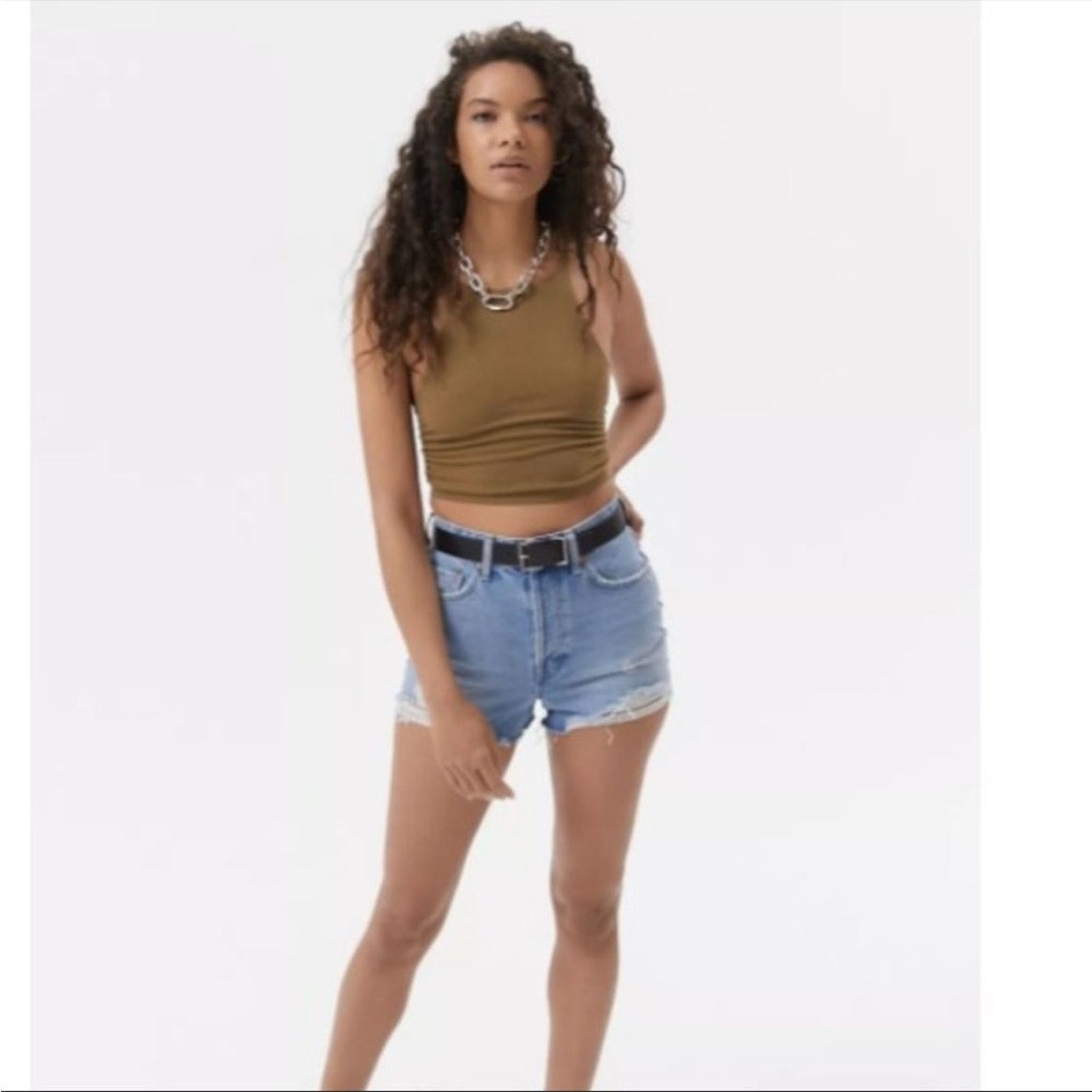 Urban Outfitters NEW! Urban Outfitters Seamless Ruched Bra Top - XL Size XL / US 12-14 / IT 48-50 - 1 Thumbnail