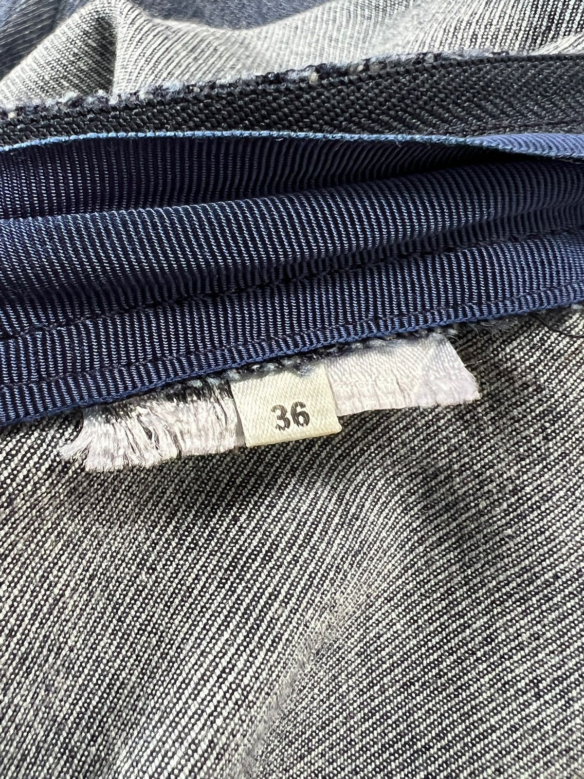 Acne Studios Acne SS13 Ripped Line Detail Stretch Denim Pants Size 31" - 10 Thumbnail