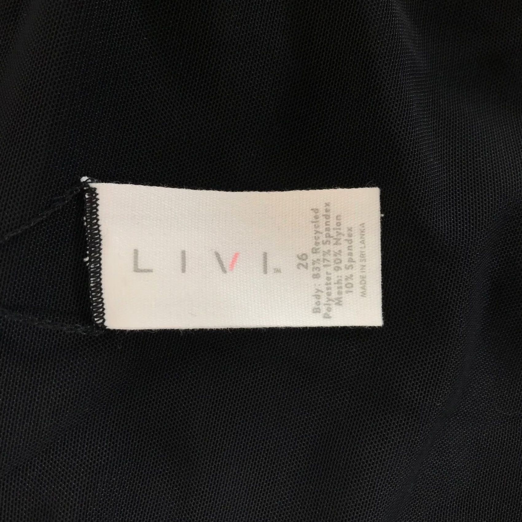 Vintage LIVI Active Black Swim Skirt with Built-In Brief Plus Size 26 Solid Activewear Size 26" / US 2 / IT 38 - 8 Thumbnail