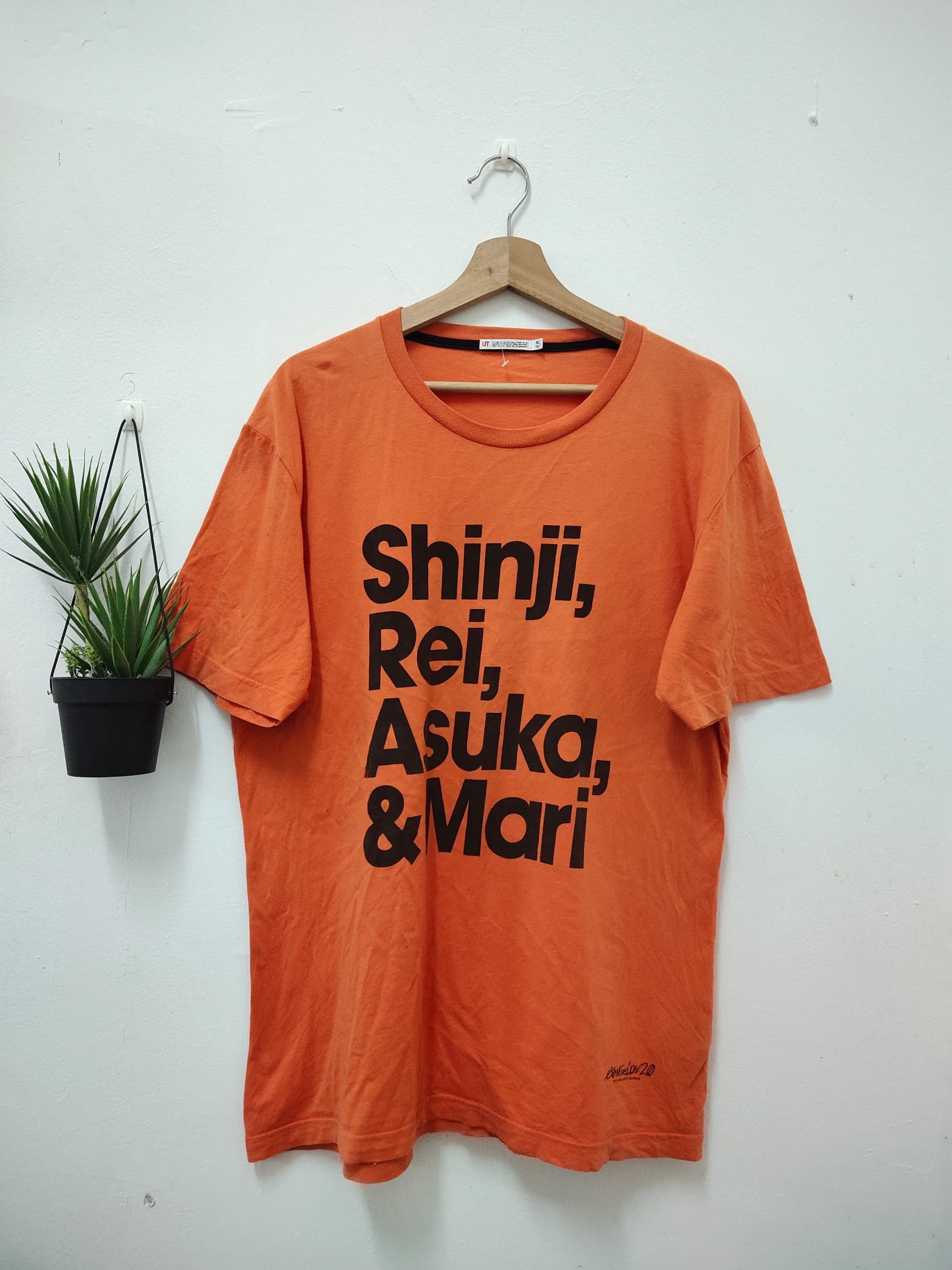 Anime Evangelion Japanese anime t shirt asuka rei Size US XL / EU 56 / 4 - 1 Thumbnail