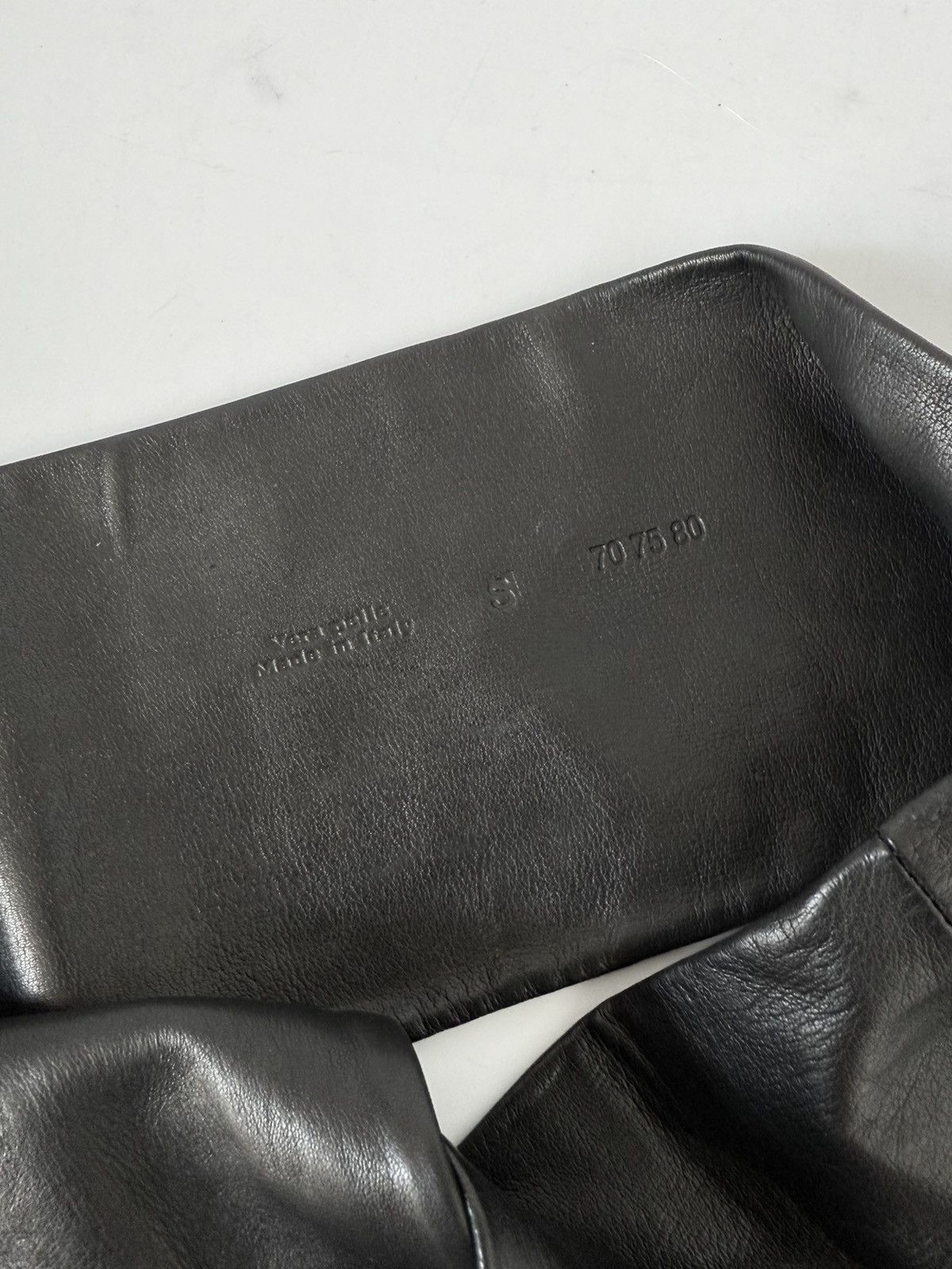Maison Margiela Maison Margiela Black Leather Glove Belt Size ONE SIZE - 7 Thumbnail