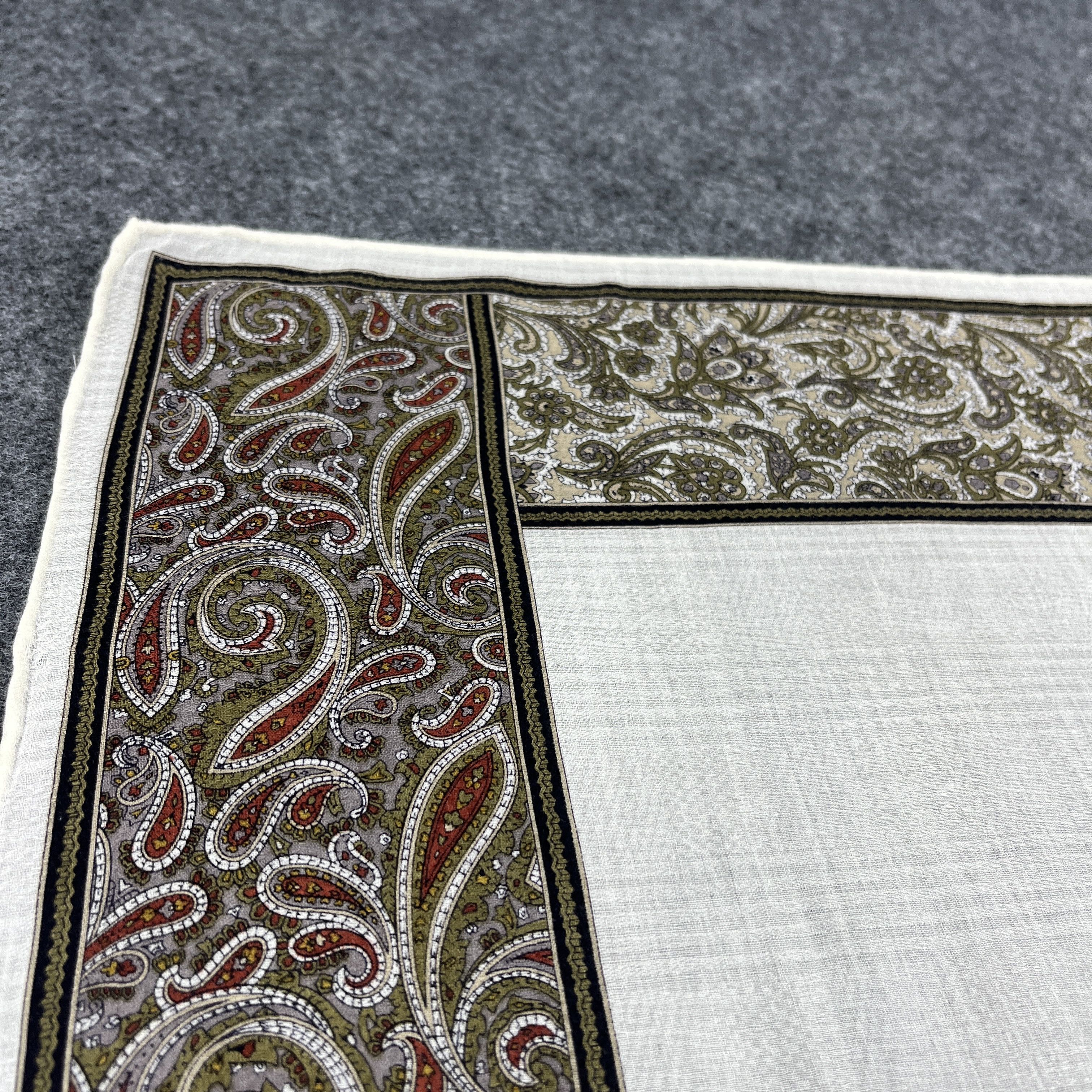 Christian Dior Monsieur Paisley Christian Dior Handkerchief / Neckerchief B143 Size ONE SIZE - 7 Thumbnail