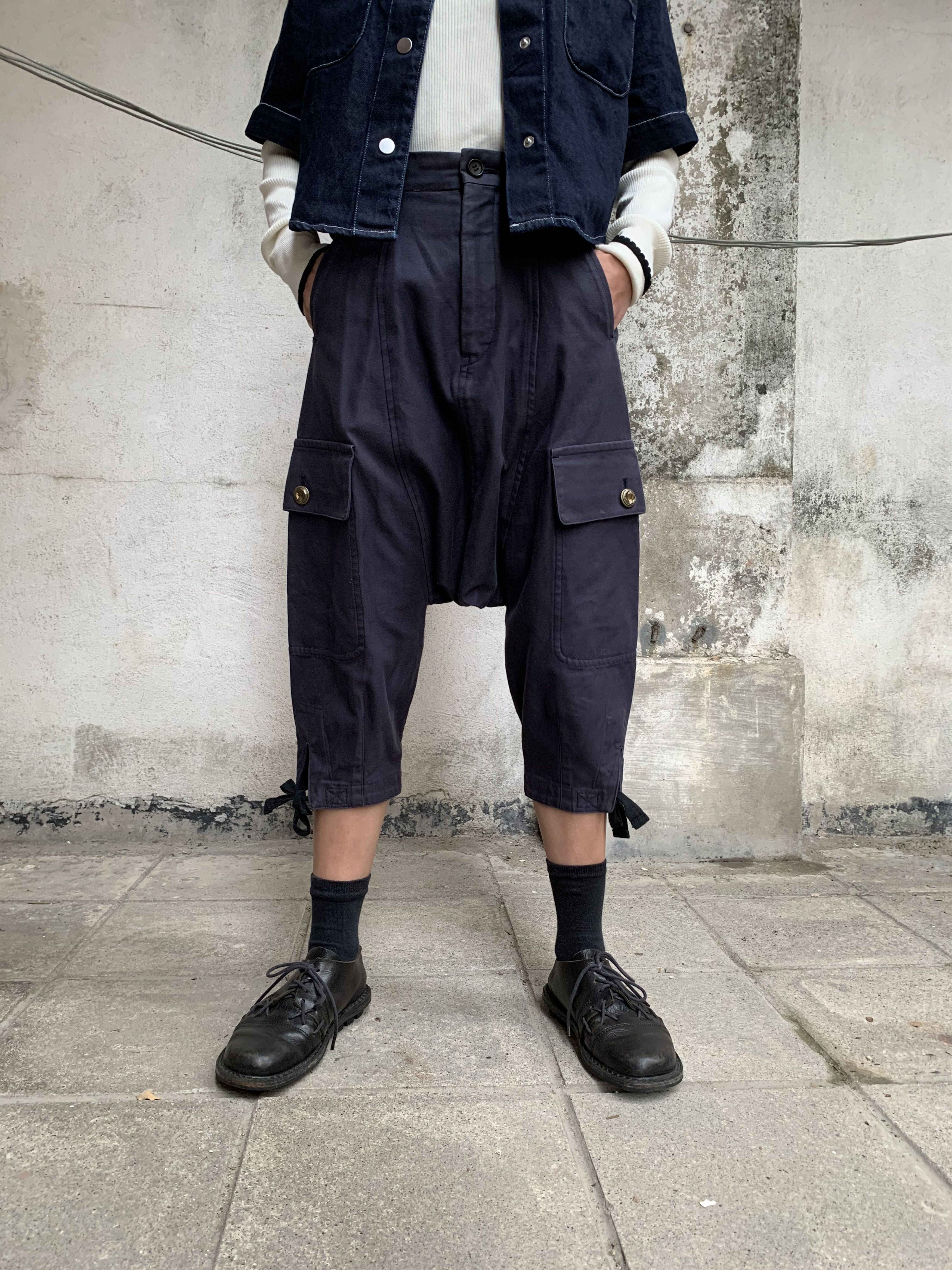 Comme des Garcons Homme Plus Comme des Garcons Homme Plus Dropped Pants Size US 28 / EU 44 - 3 Thumbnail