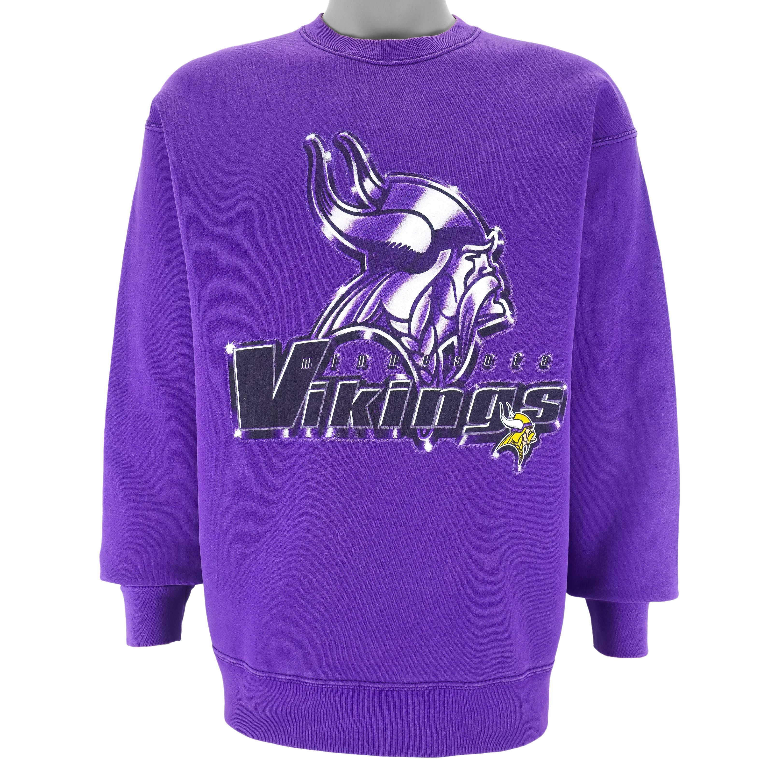 Pro Player NFL - Minnesota Vikings Crew Neck Sweatshirt 1990s Size US L / EU 52-54 / 3 - 1 Thumbnail
