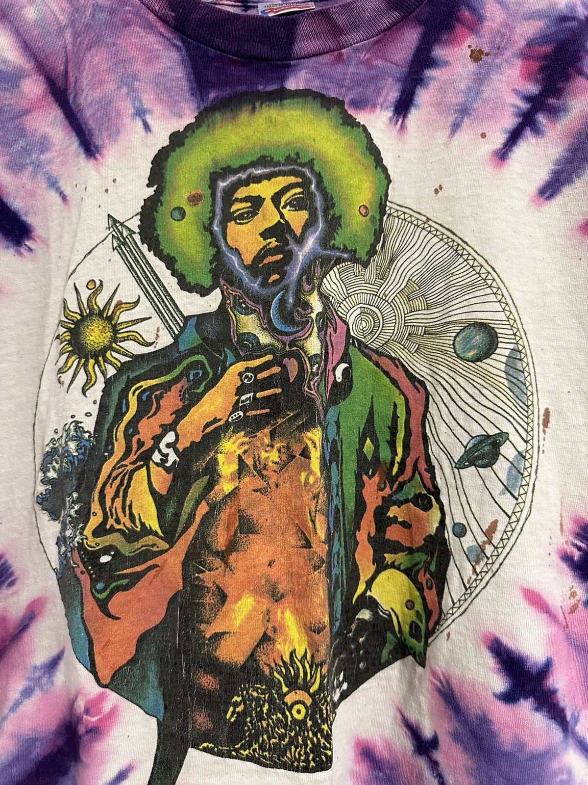 Vintage Vintage Jimi Hendrix Tee Size US XXL / EU 58 / 5 - 3 Thumbnail
