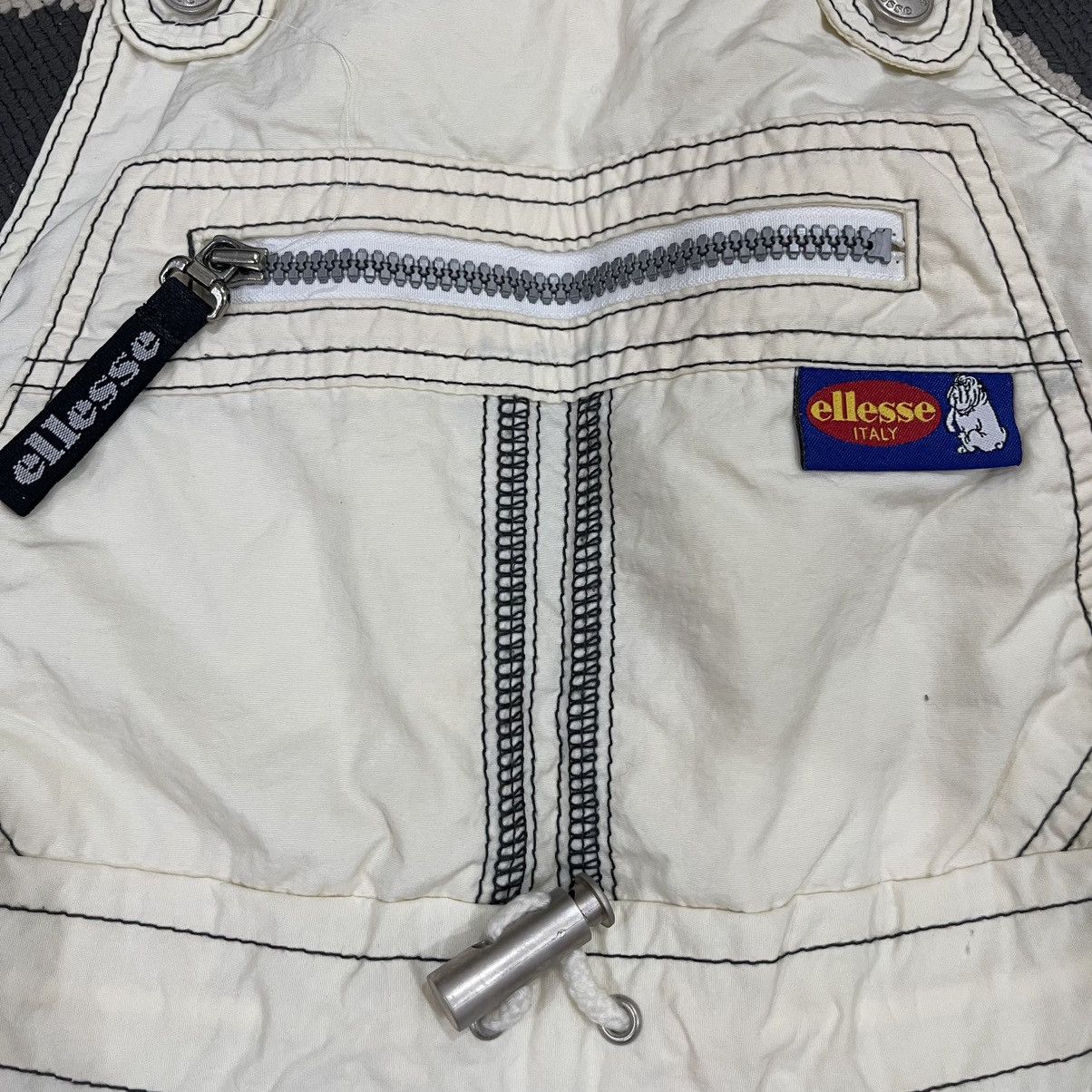 Ellesse × Vintage Vintage 90s Ellesse Bull Italy Snowboarding Overall Pants Size US 30 / EU 46 - 10 Thumbnail
