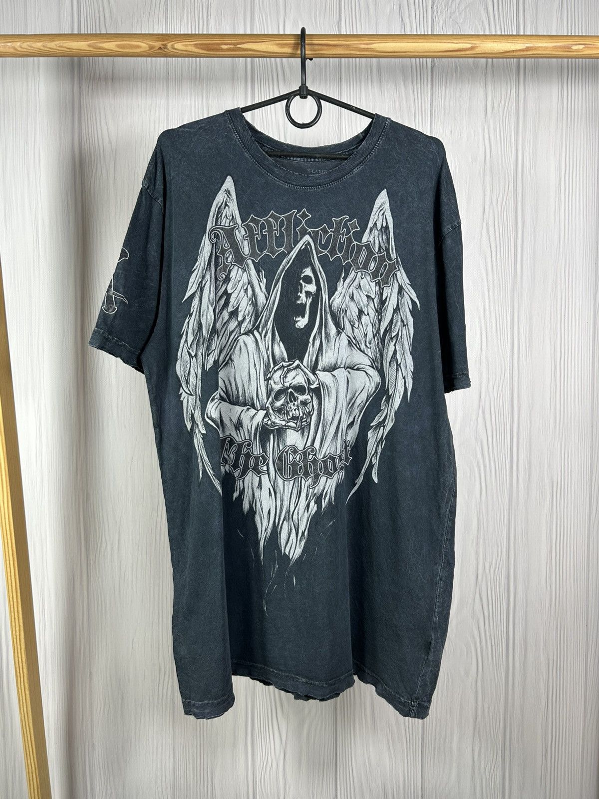 Affliction The Ghost Kelly Pavlik Signature Y2K T-Shirt XL