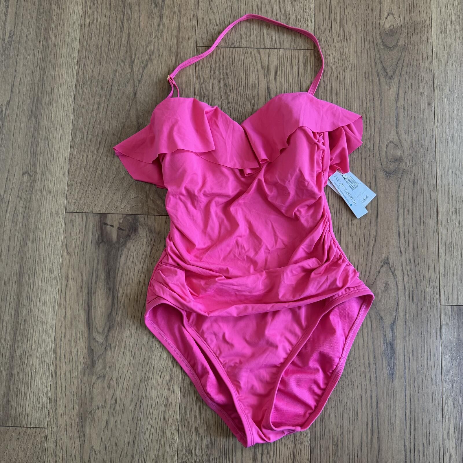 Other Bleu Rod Beattie Rosy Pink One-Piece Swimsuit Size 4 Size ONE SIZE - 1 Thumbnail