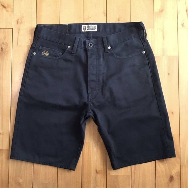 Bape BAPE Milo Embroidered Shorts Navy a bathing ape NIGO ★size M Size US 32 / EU 48 - 2 Thumbnail