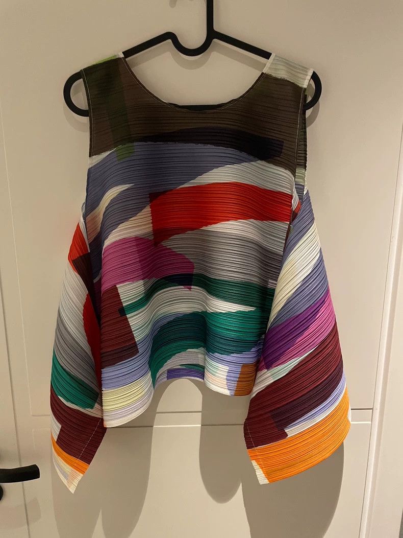 Issey Miyake Issey Miyake size:3 Red, black, green and blue patchwork d Size XS / US 0-2 / IT 36-38 - 1 Thumbnail