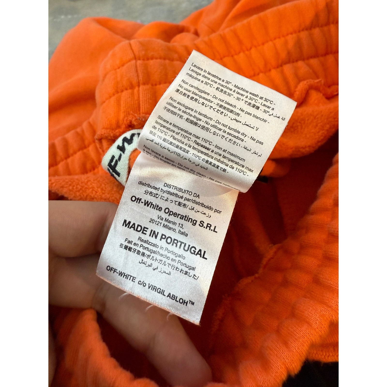 Off-White Off-White Vlone Orange Sweatpants Size US 30 / EU 46 - 5 Thumbnail