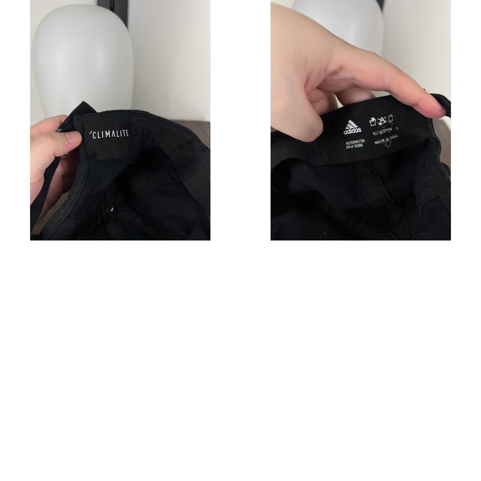 Adidas Adidas Hat Cap Strap Back Adult One Size BlackLogo 100% Cotton Climalite Outdoor Size ONE SIZE - 9 Thumbnail
