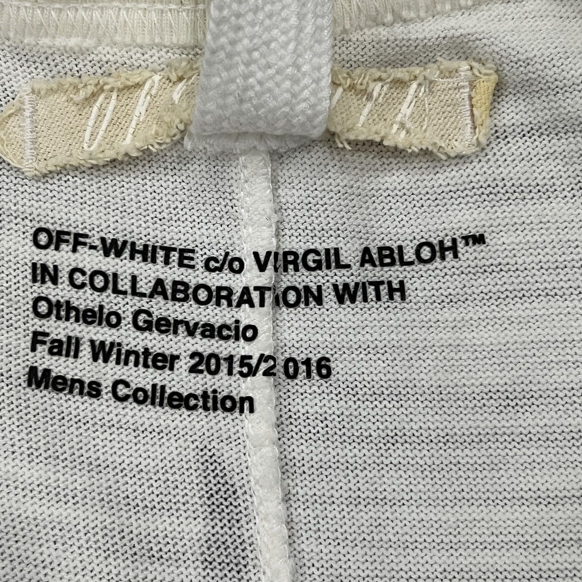 Off-White Off-White FW15 OG “Othelo Gervacio” T-Shirt Size US M / EU 48-50 / 2 - 12 Thumbnail