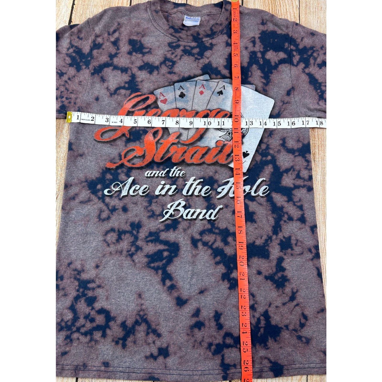 Vintage George Strait T-Shirt Short Sleeve Size S Unisex Adults Black Music Band Ace In The Hole Country Small Good Condition Size US S / EU 44-46 / 1 - 5 Thumbnail