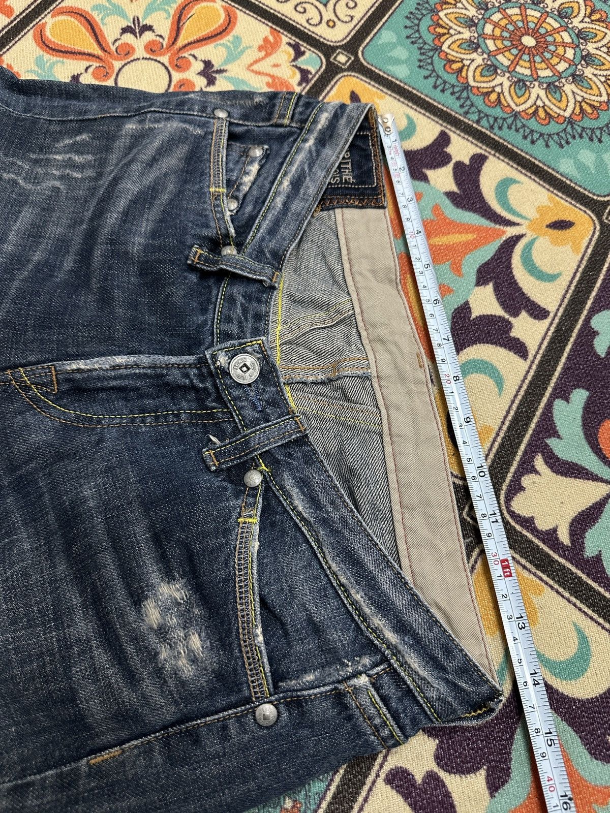Marithe + Francois Girbaud 2000 Marithe + Francois Girbaud Wash Denim Jeans Size US 28 / EU 44 - 18 Thumbnail