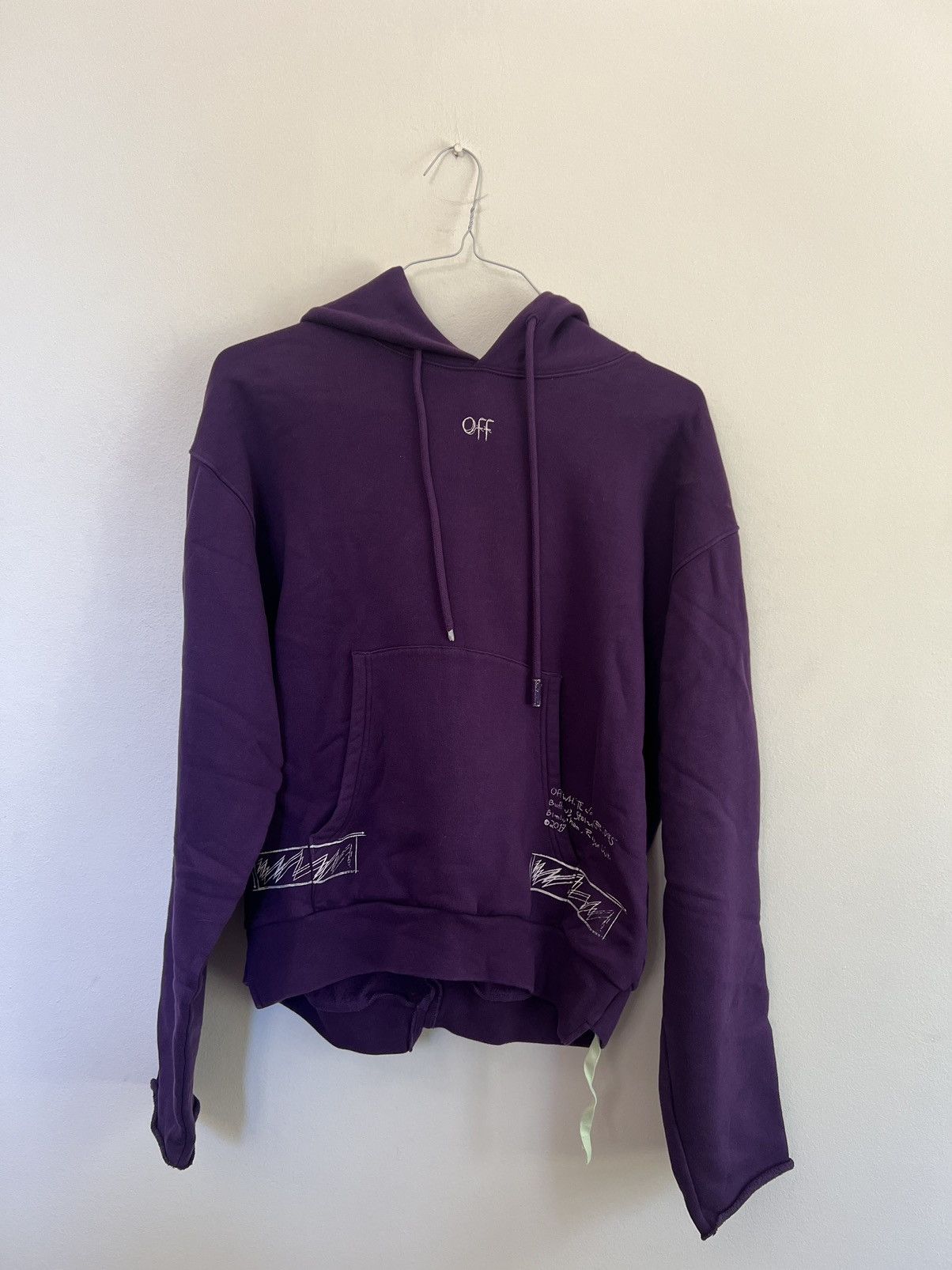 Off-White Off white X selfirdge purple limited hoodie Size US M / EU 48-50 / 2 - 2 Thumbnail