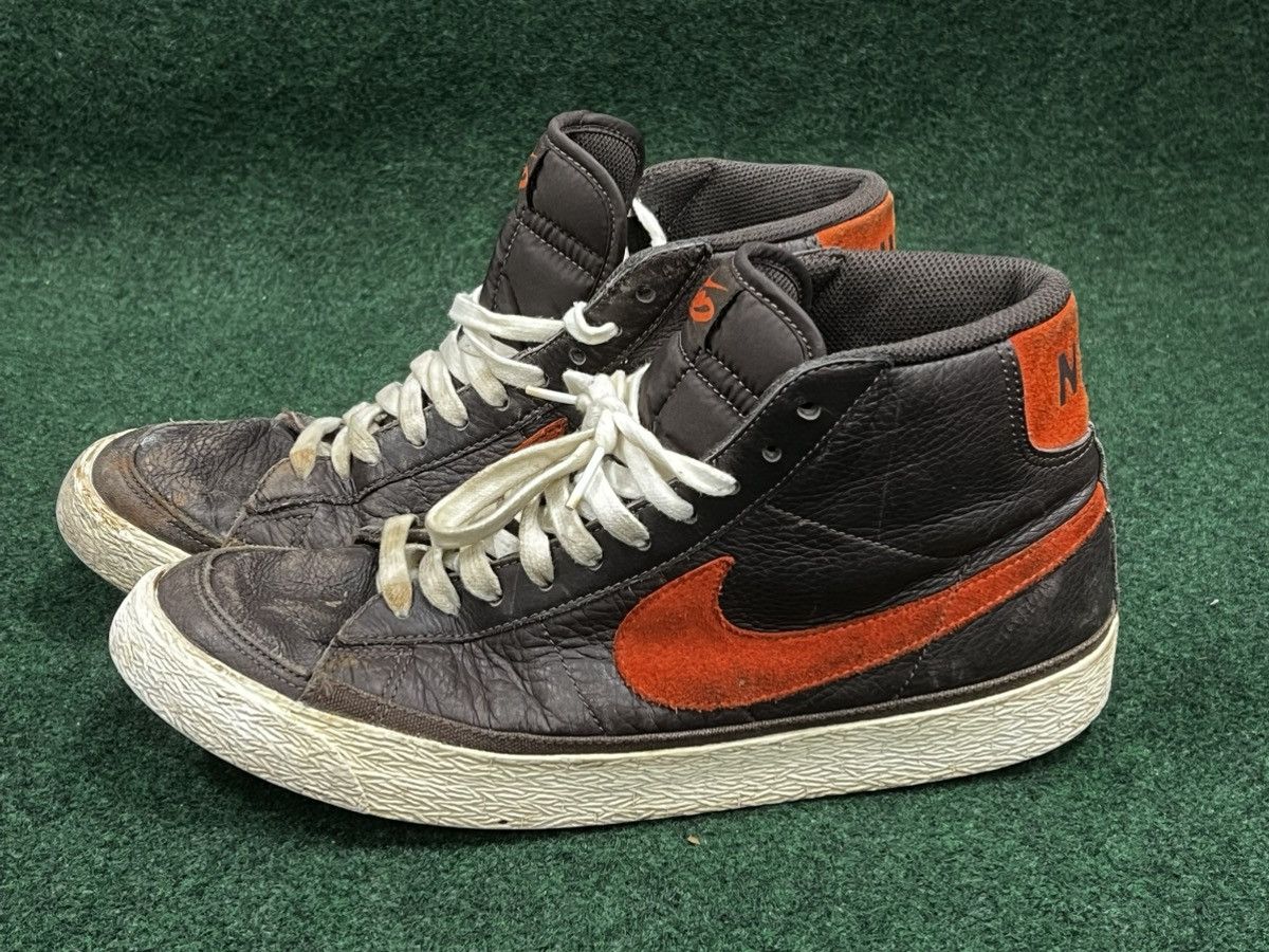 Nike Vintage Nike Blazer Mid 6.0 Premium Brown Leather Size US 10 / EU 43 - 1 Thumbnail