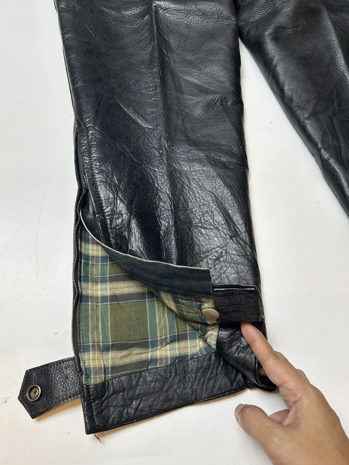 Genuine Leather × Japanese Brand SPECIALLY LEATHER PANT Size US 32 / EU 48 - 4 Thumbnail