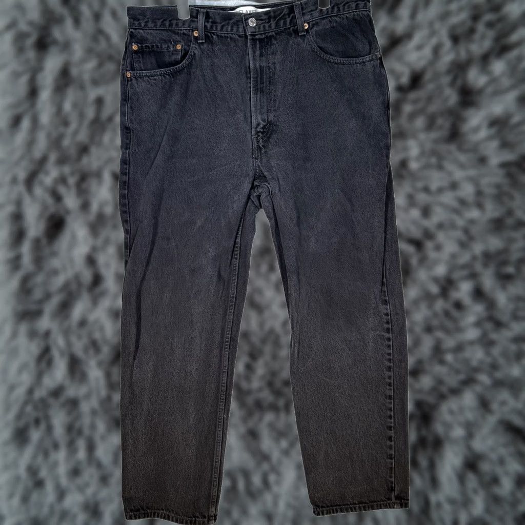 Levi's Levi’s 550 Jeans Men Black Denim Relaxed Fit Straight 38x32 Mid Rise Zip Fly Straight Leg Jeans Size US 38 / EU 54 - 1 Thumbnail