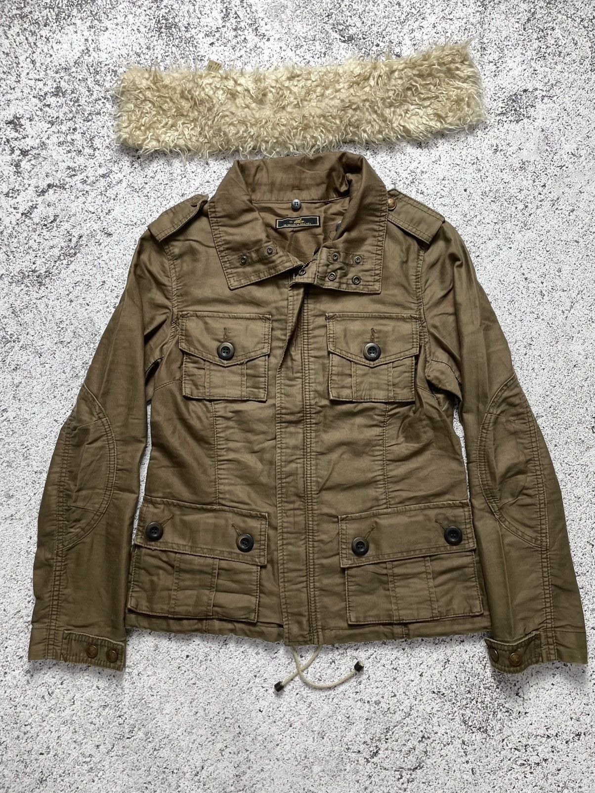 KMRii 2000s Rna - Military Fur Jacket Lgb style Size US S / EU 44-46 / 1 - 2 Thumbnail