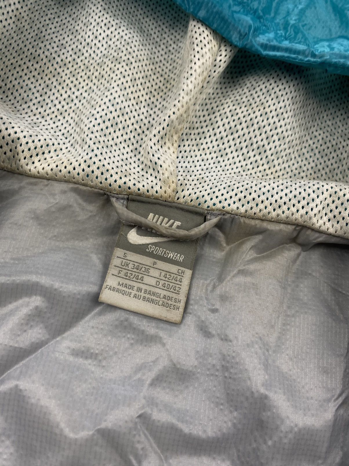 Nike × Vintage Vintage Nike Nylon Jacket Swoosh GorpCore Drill Style Size US S / EU 44-46 / 1 - 7 Thumbnail