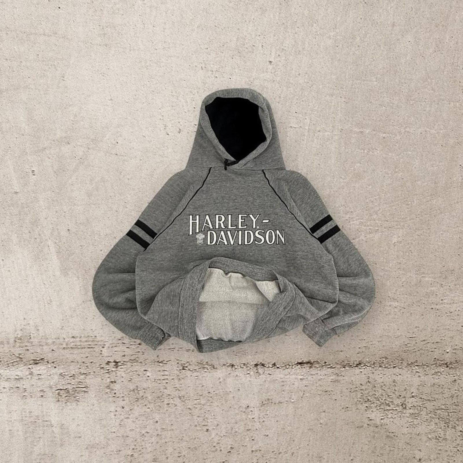 Vintage 80s harley davidson baggy hoodie
