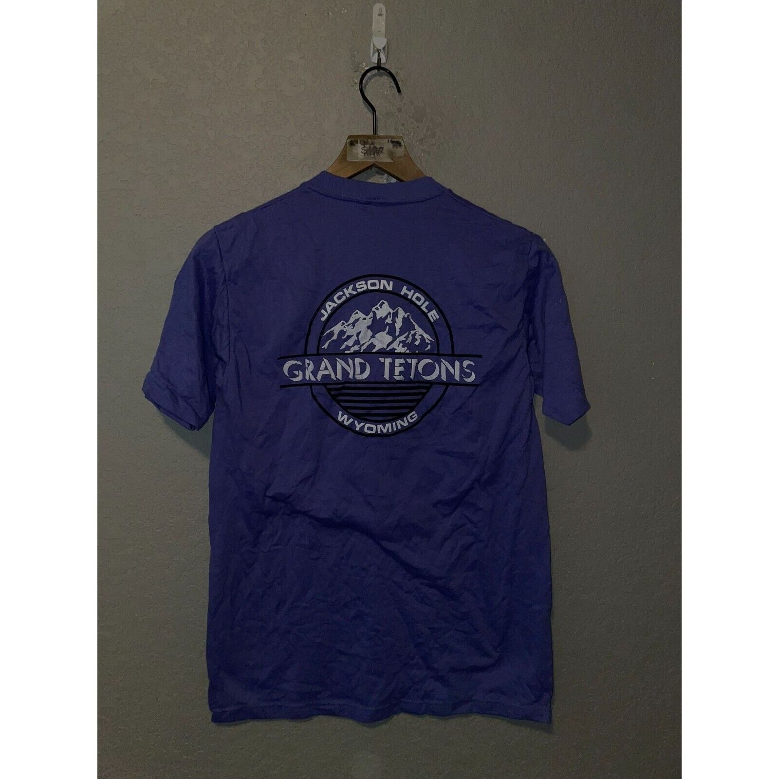 Jerzees Vintage Traverse City Shirt Test Print Grand Tetons Tee VTG Size US M / EU 48-50 / 2 - 10 Thumbnail