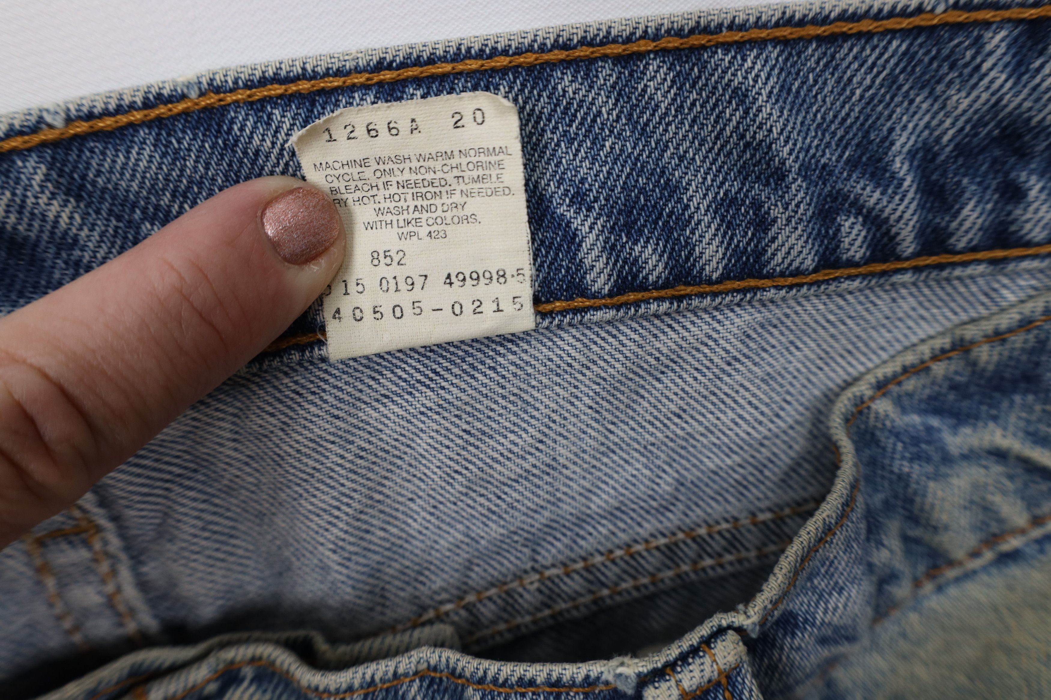 Levi's Vintage 90s Levis 505 Orange Tab Straight Leg Jeans USA Size US 38 / EU 54 - 9 Thumbnail