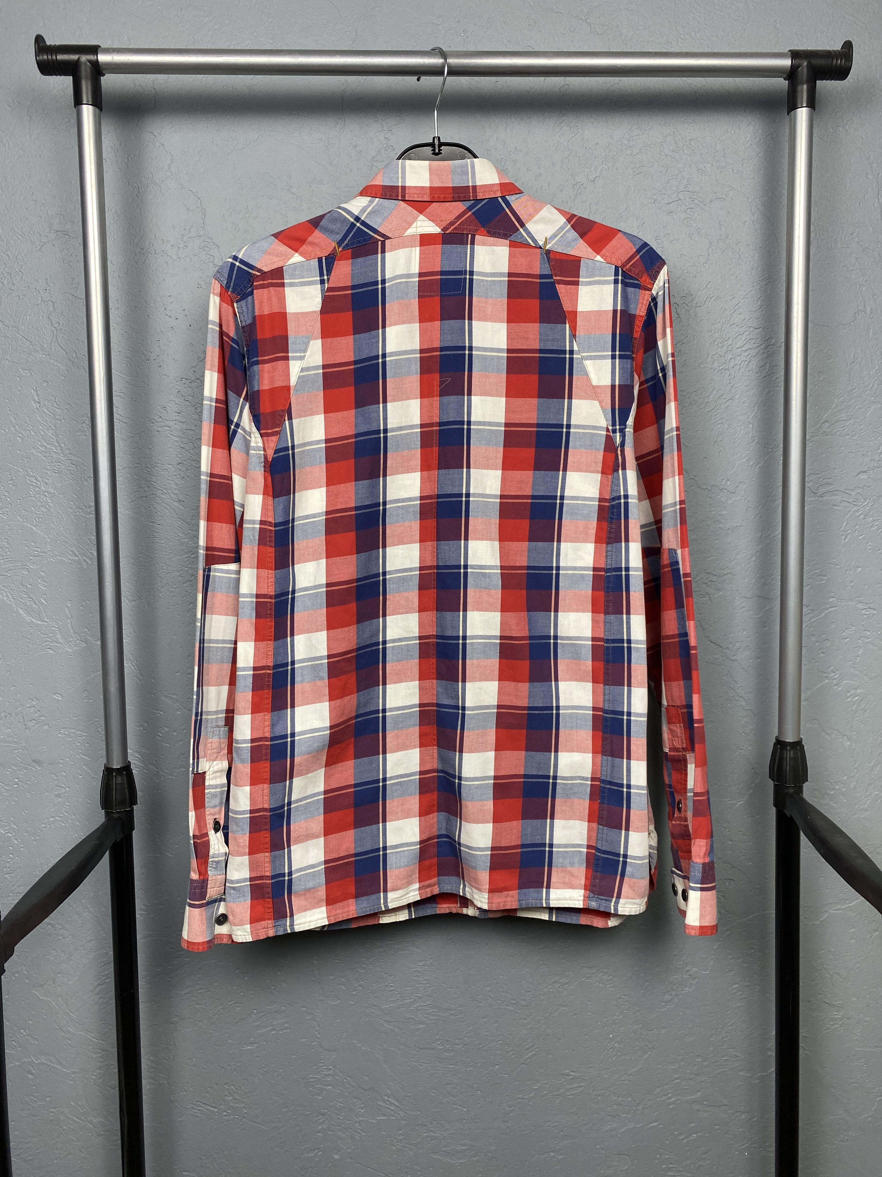 G-Star G Star Raw Vintage Mens Long Sleeve Plaid Shirt Size US M / EU 48-50 / 2 - 7 Thumbnail