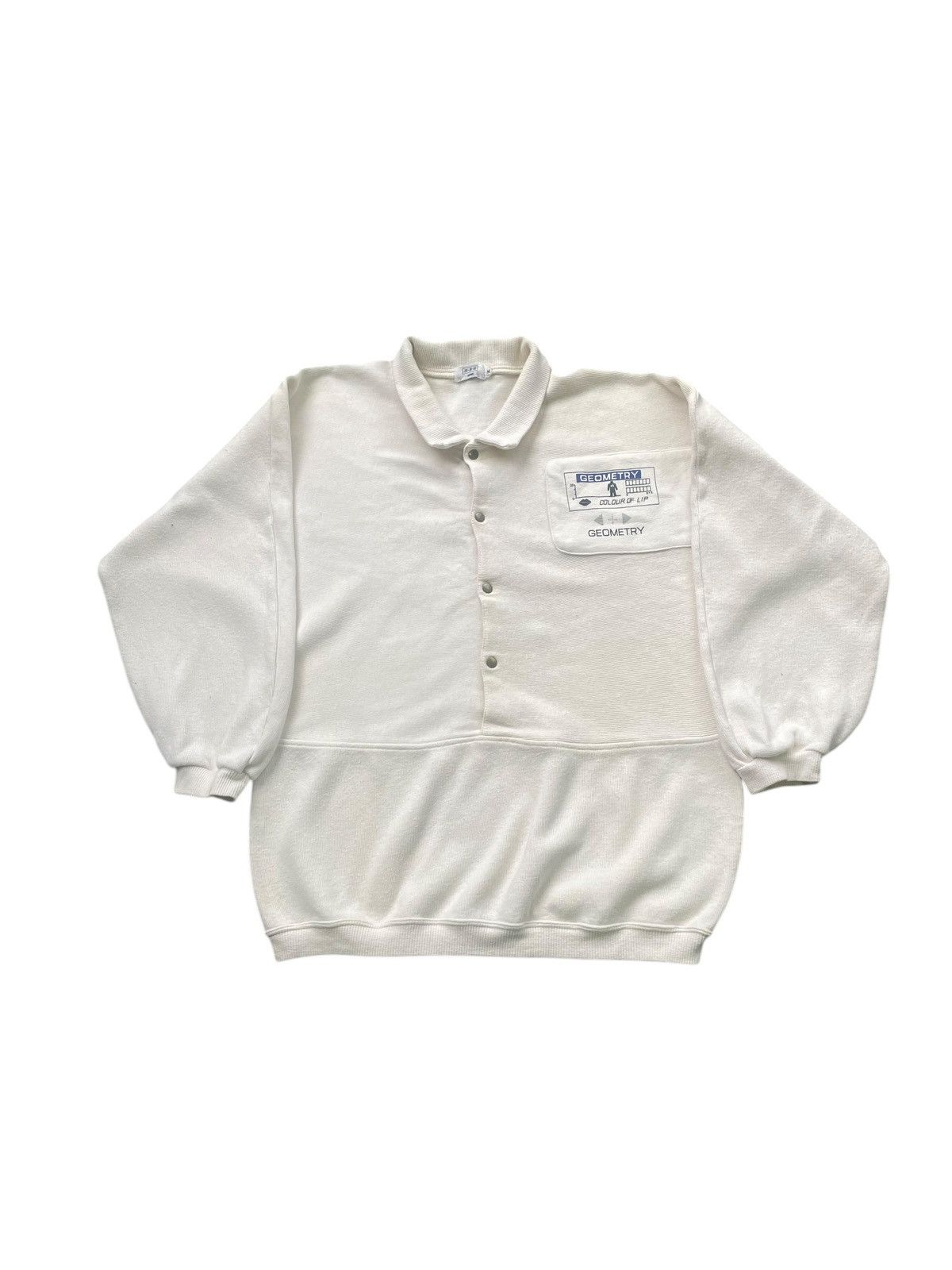 Japanese Brand Vintage Ju Ju Be Homme Geometry Crewneck Size US M / EU 48-50 / 2 - 1 Thumbnail