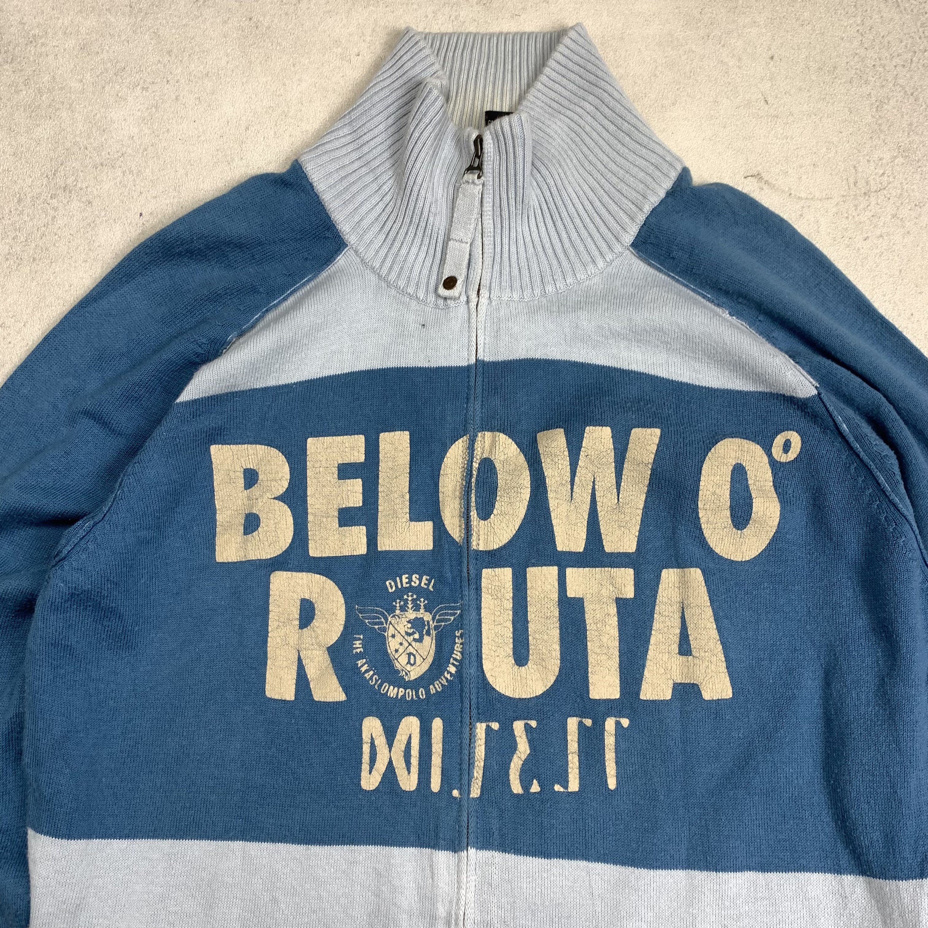 Diesel Diesel Y2K Sweater Knit Zip Up Size US M / EU 48-50 / 2 - 2 Thumbnail
